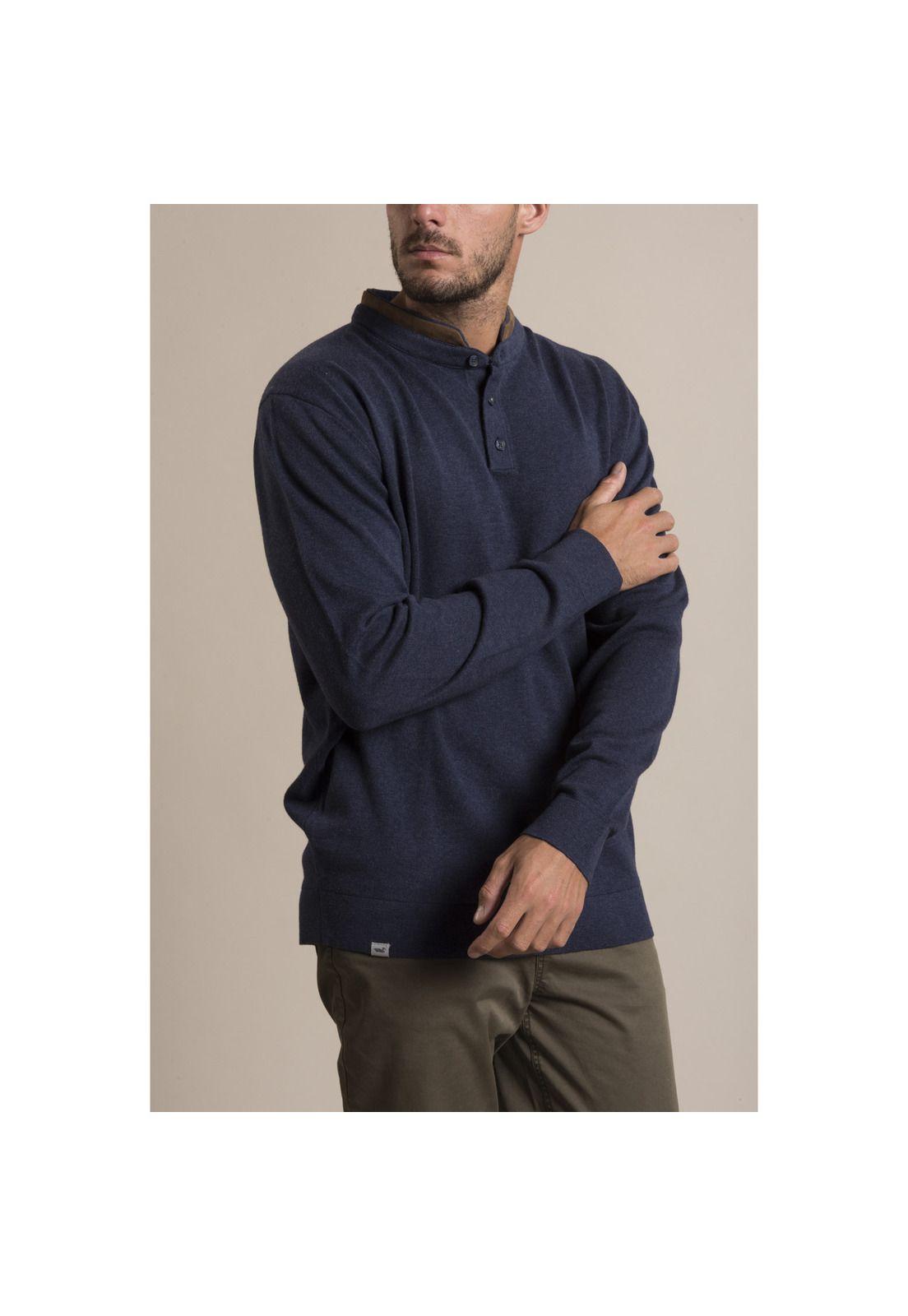 Sweater Mao Rockford Azul-2