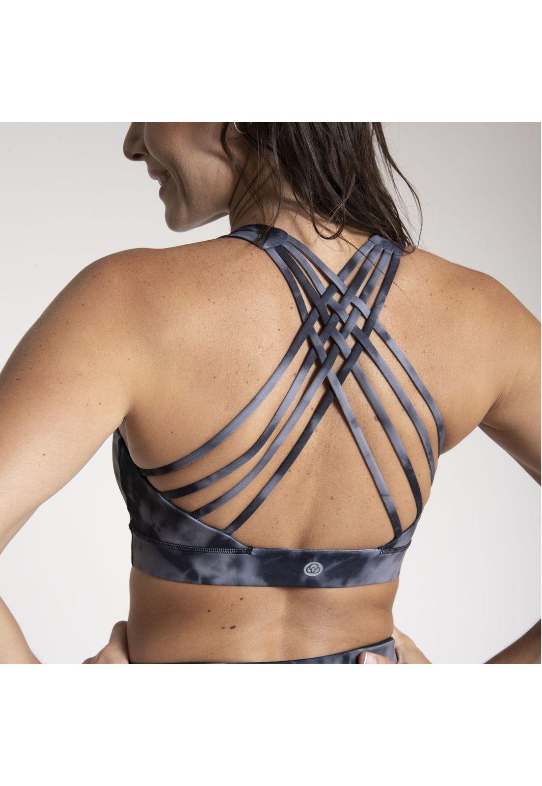 Peto Mujer Strappy Training Bra Negro-3