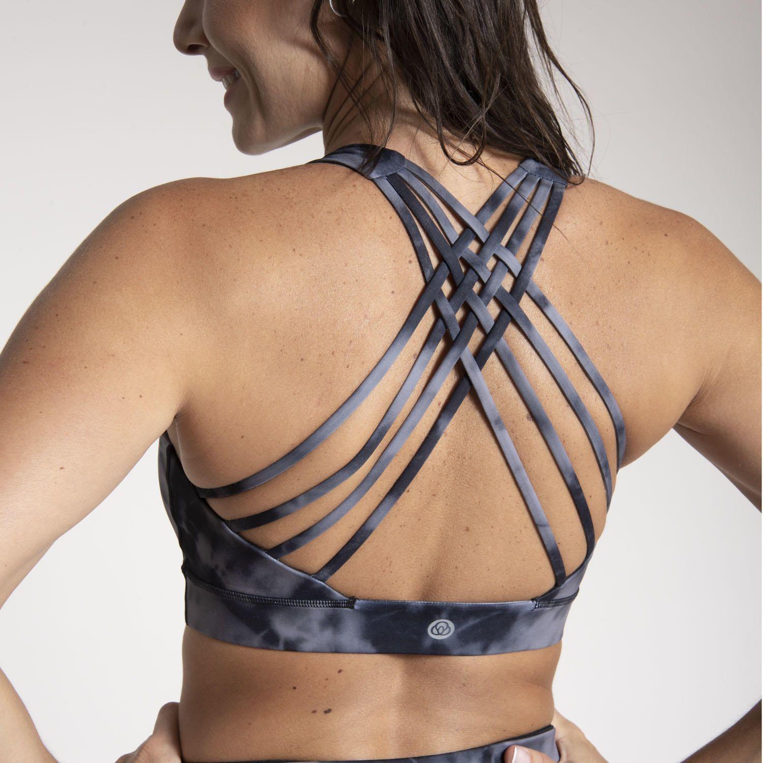Peto Mujer Strappy Training Bra Negro-3