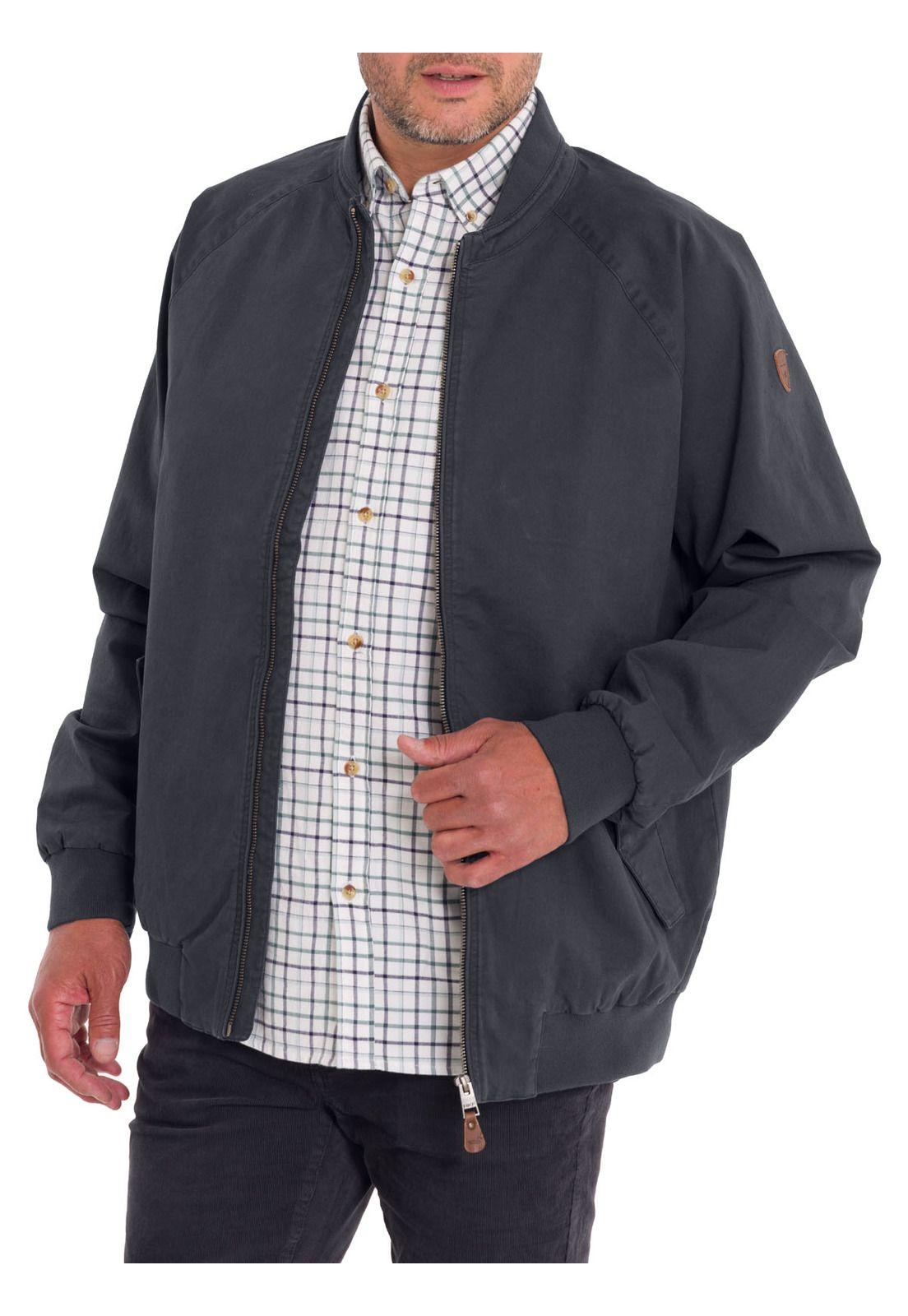 Chaqueta Algodón Orgánico Hombre Classic Azul-4