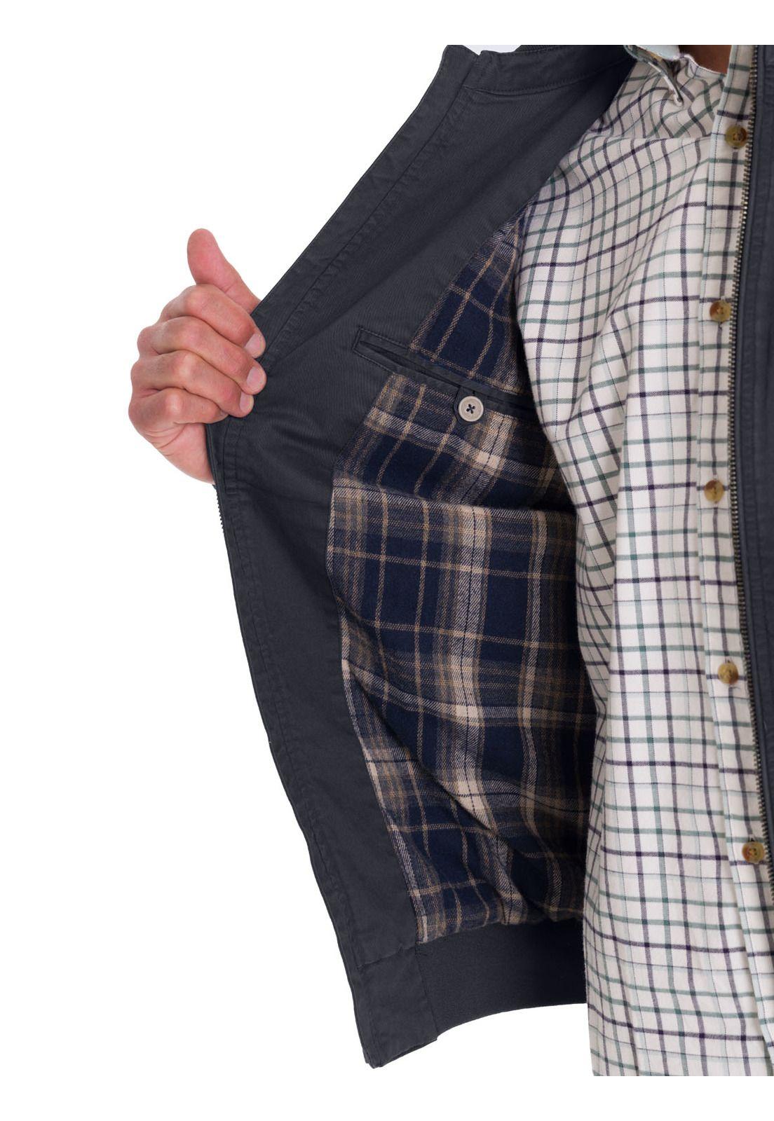 Chaqueta Algodón Orgánico Hombre Classic Azul-7