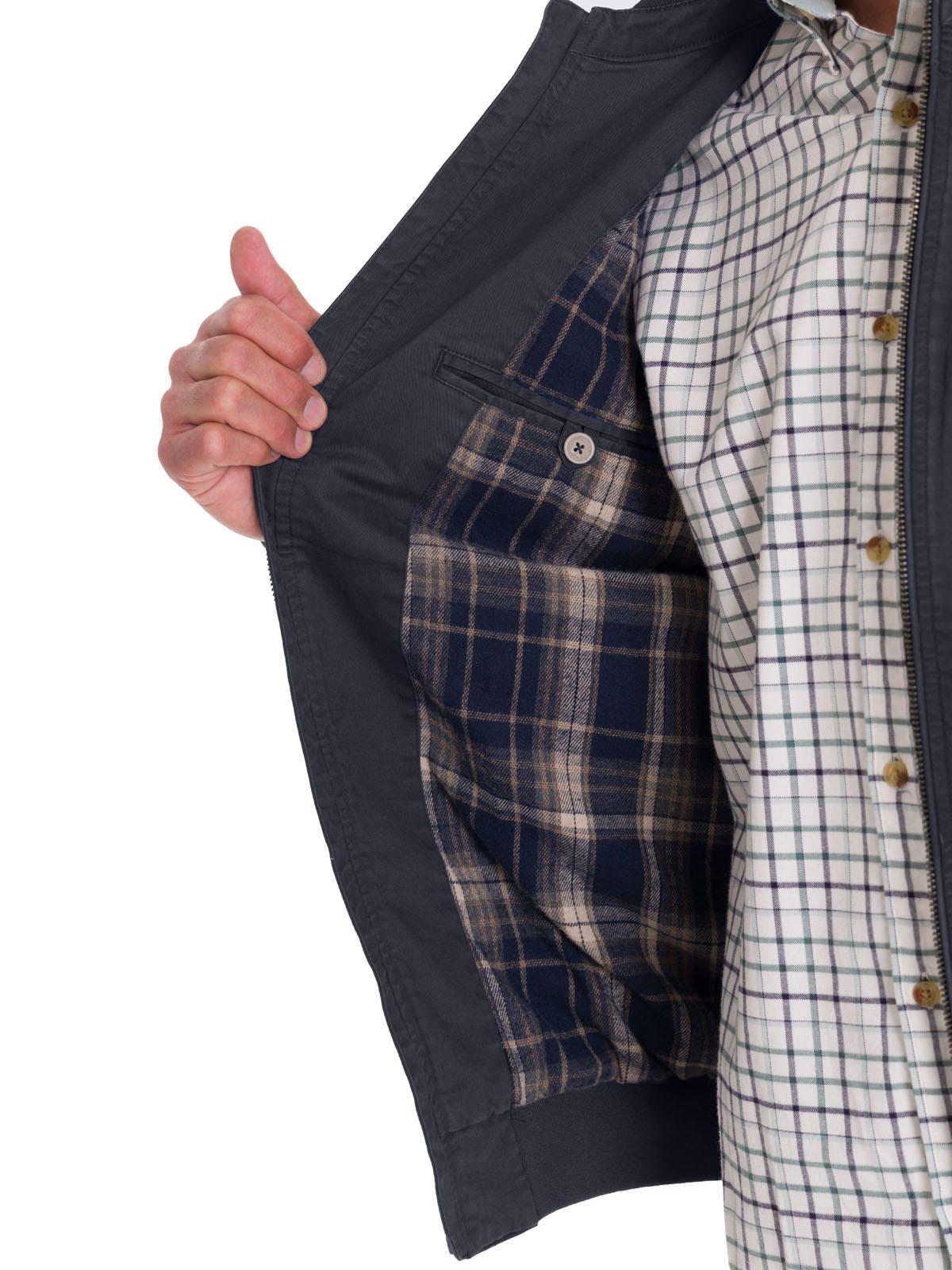 Chaqueta Algodón Orgánico Hombre Classic Azul-7