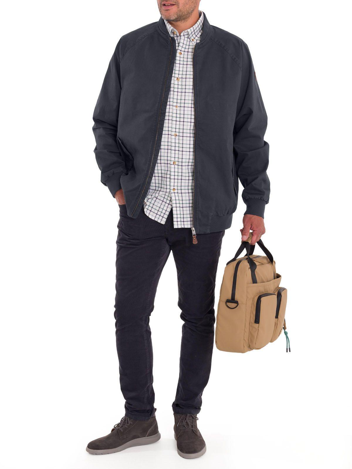 Chaqueta Algodón Orgánico Hombre Classic Azul-8