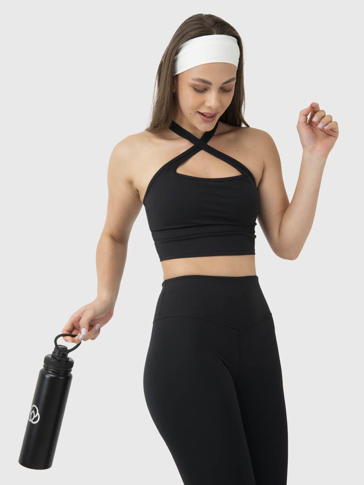 Peto Mujer Cross Back Negro-4