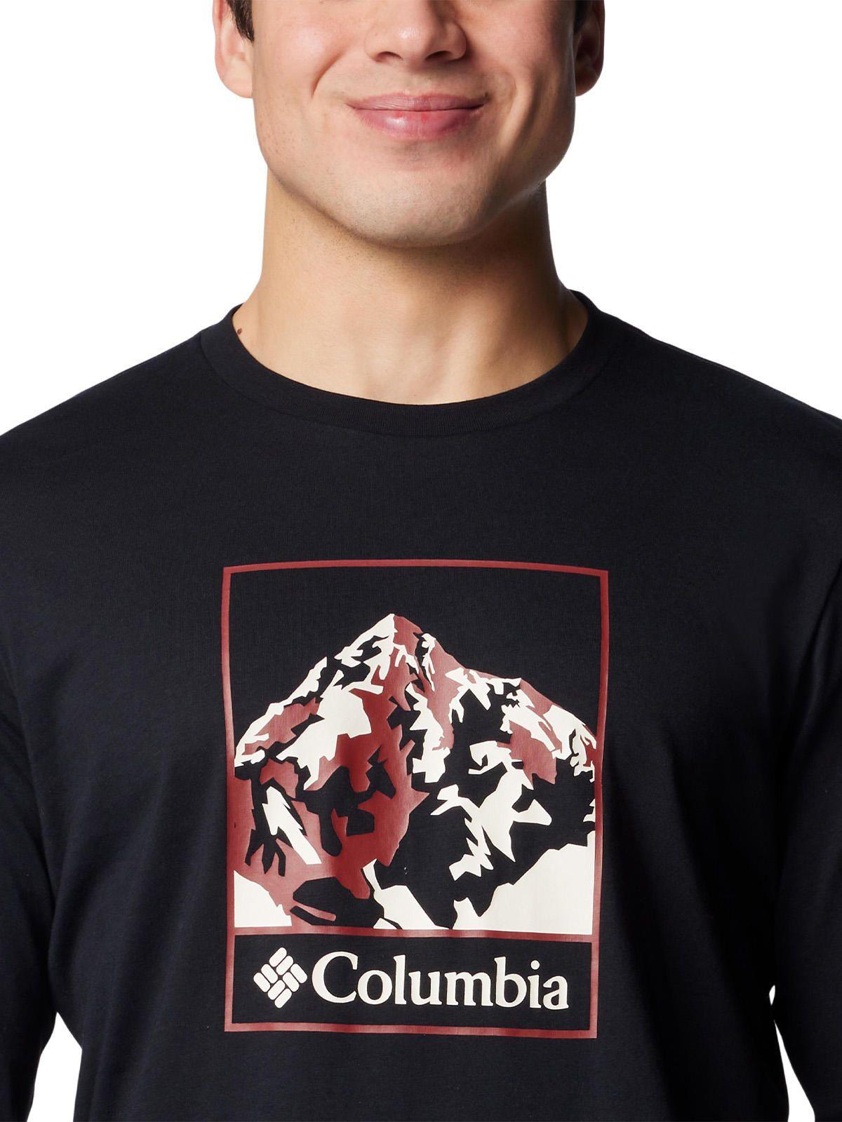 Polera manga larga Hombre  Seasonal Logo Negro-3