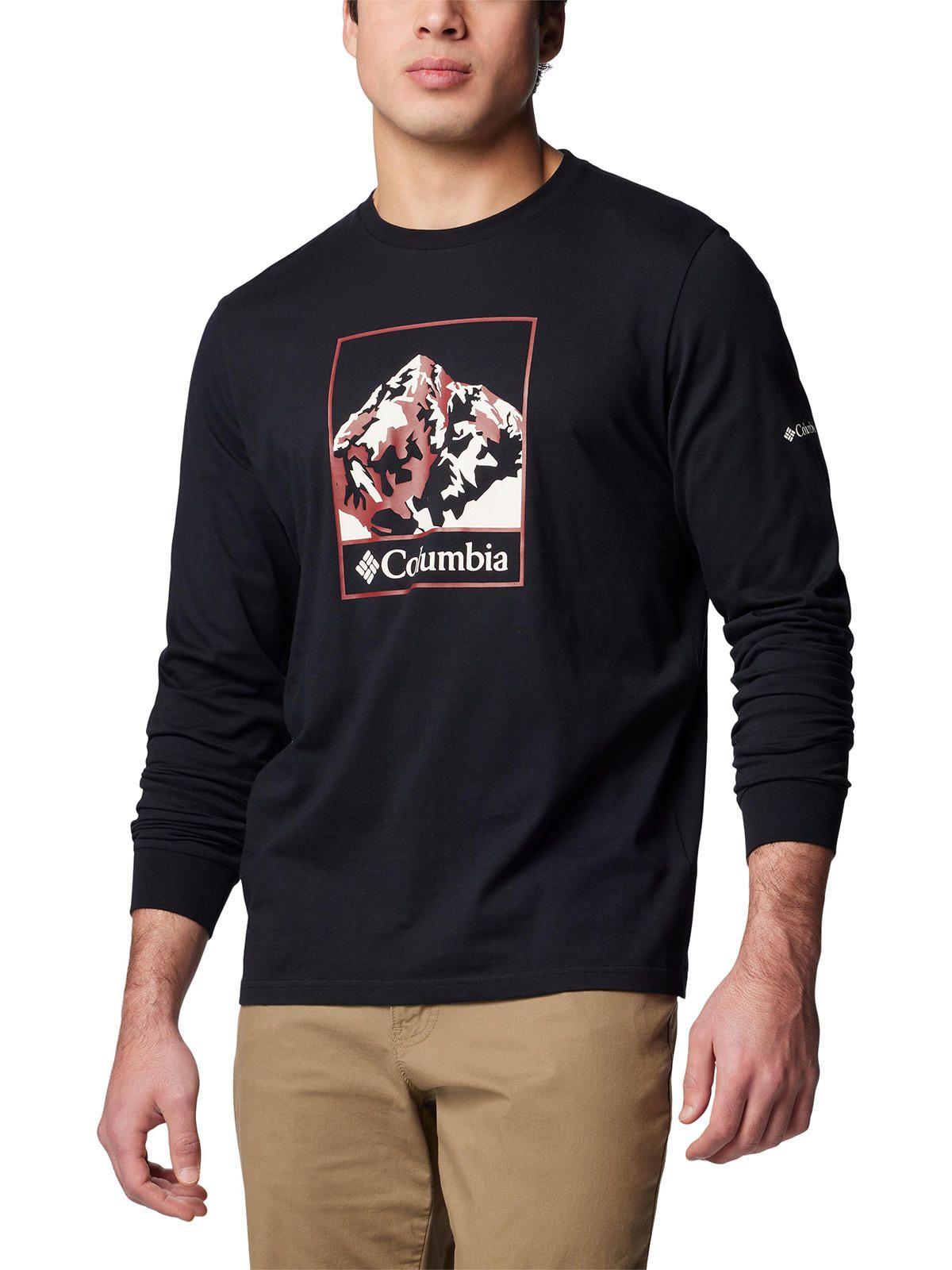 Polera manga larga Hombre  Seasonal Logo Negro-4