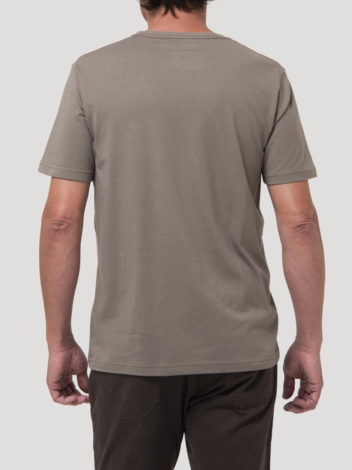 Polera Algodón Hombre Essential Gris-5