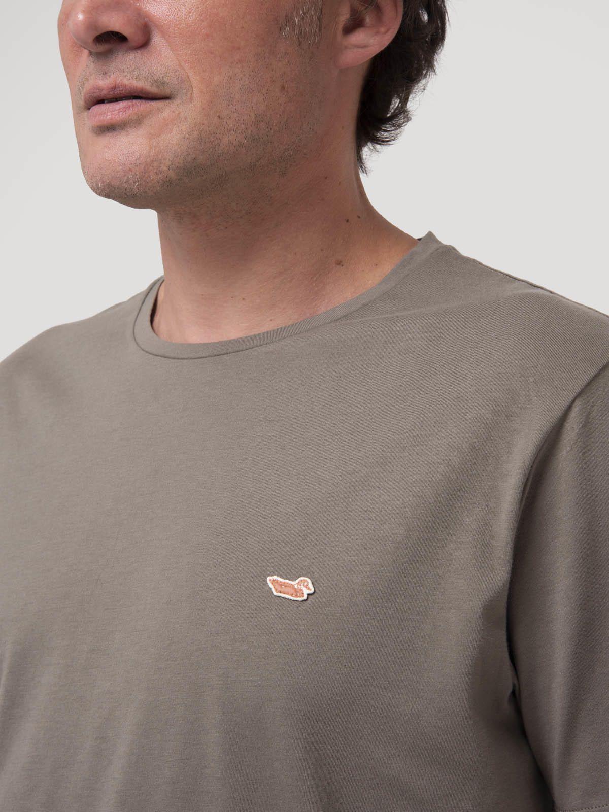 Polera Algodón Hombre Essential Gris-6