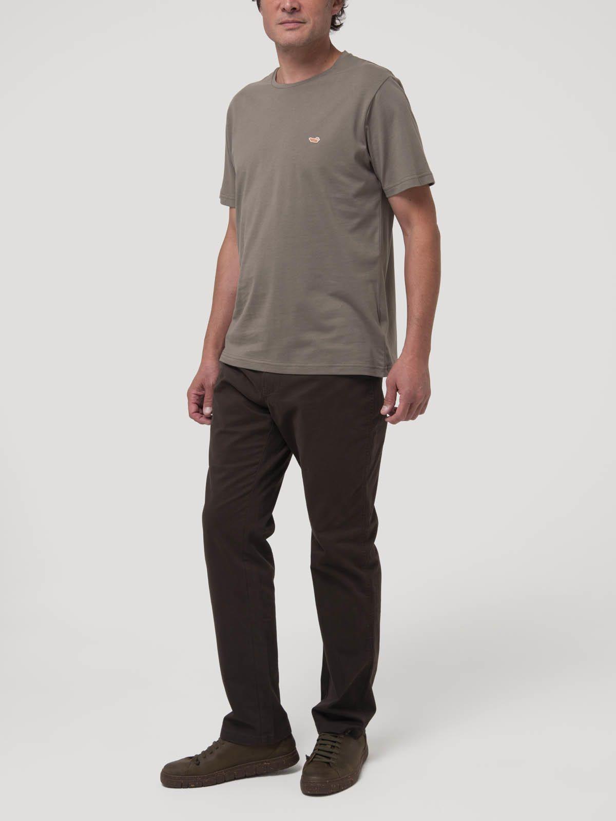 Polera Algodón Hombre Essential Gris-7