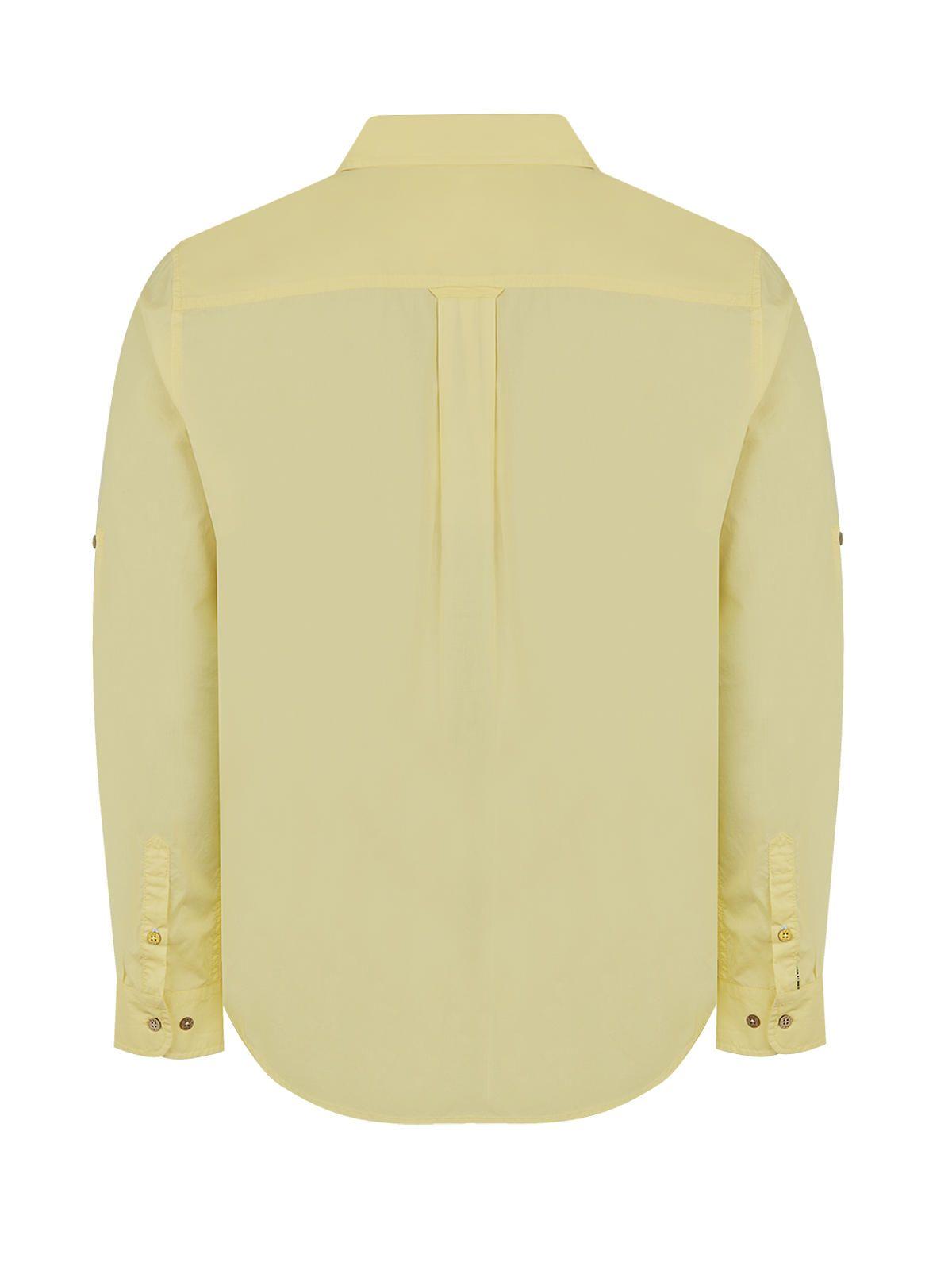 Camisa Algodón Org Amarillo Galiton Hombre -1