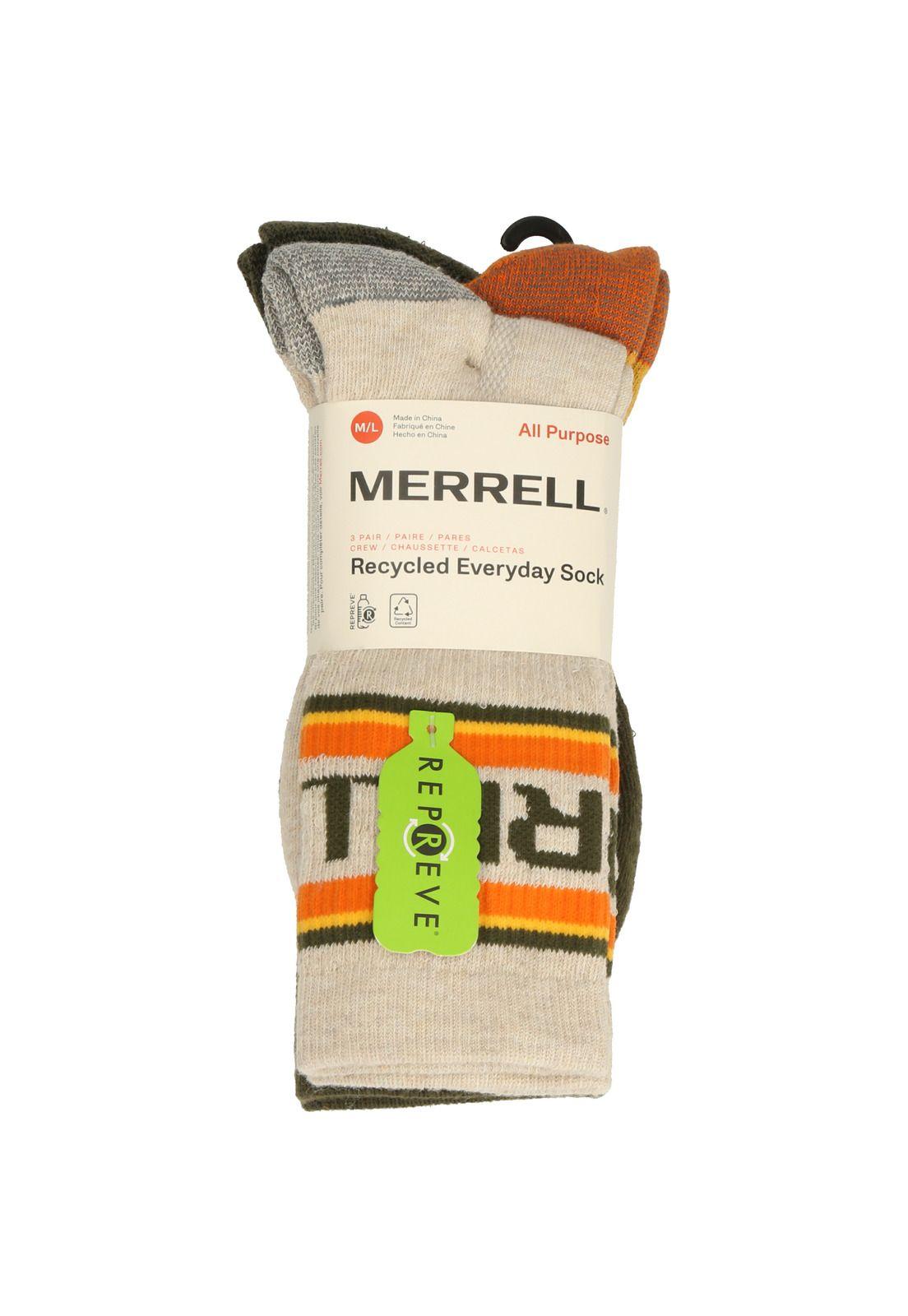 Pack x3Calcetines Recy Everyday Crew Verde-4