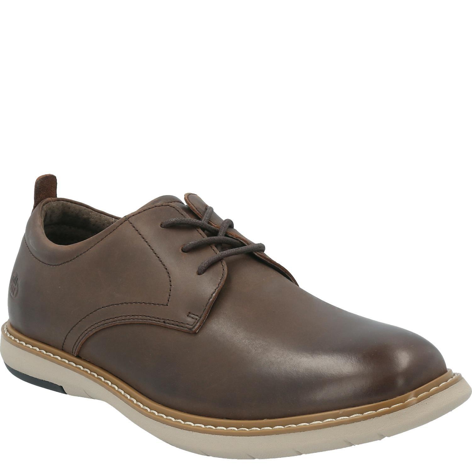 Zapato Cuero Hombre Bolo Marrón-0