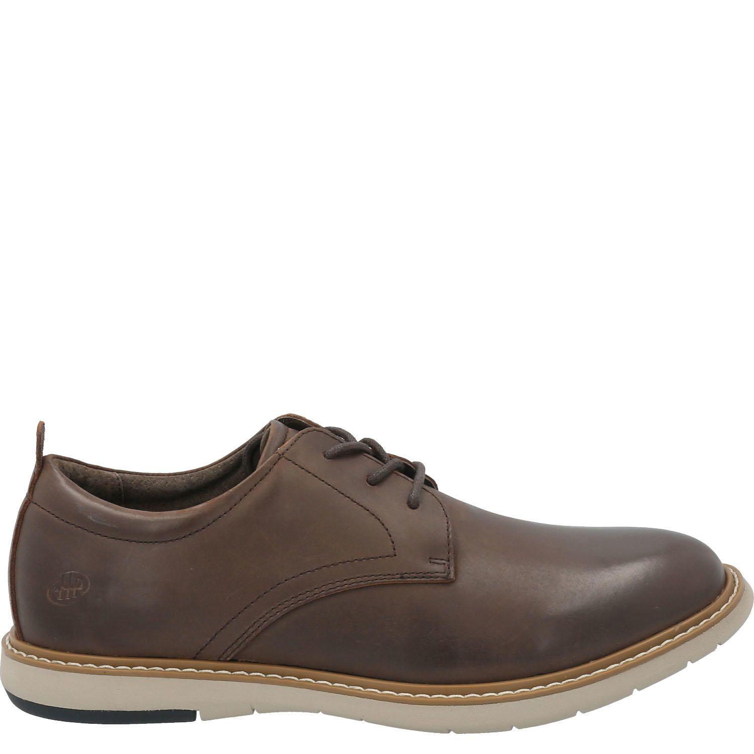 Zapato Cuero Hombre Bolo Marrón-1