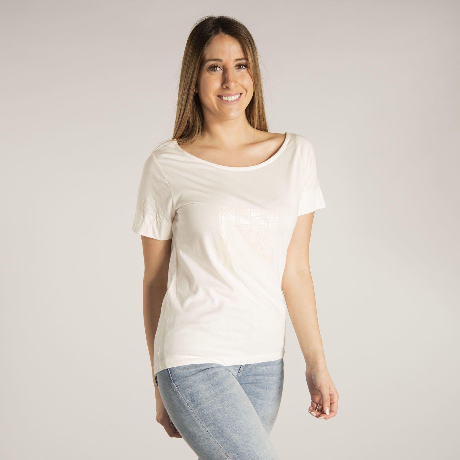 Polera M/C Mujer W Keep Your Cool Tee Blanco-1