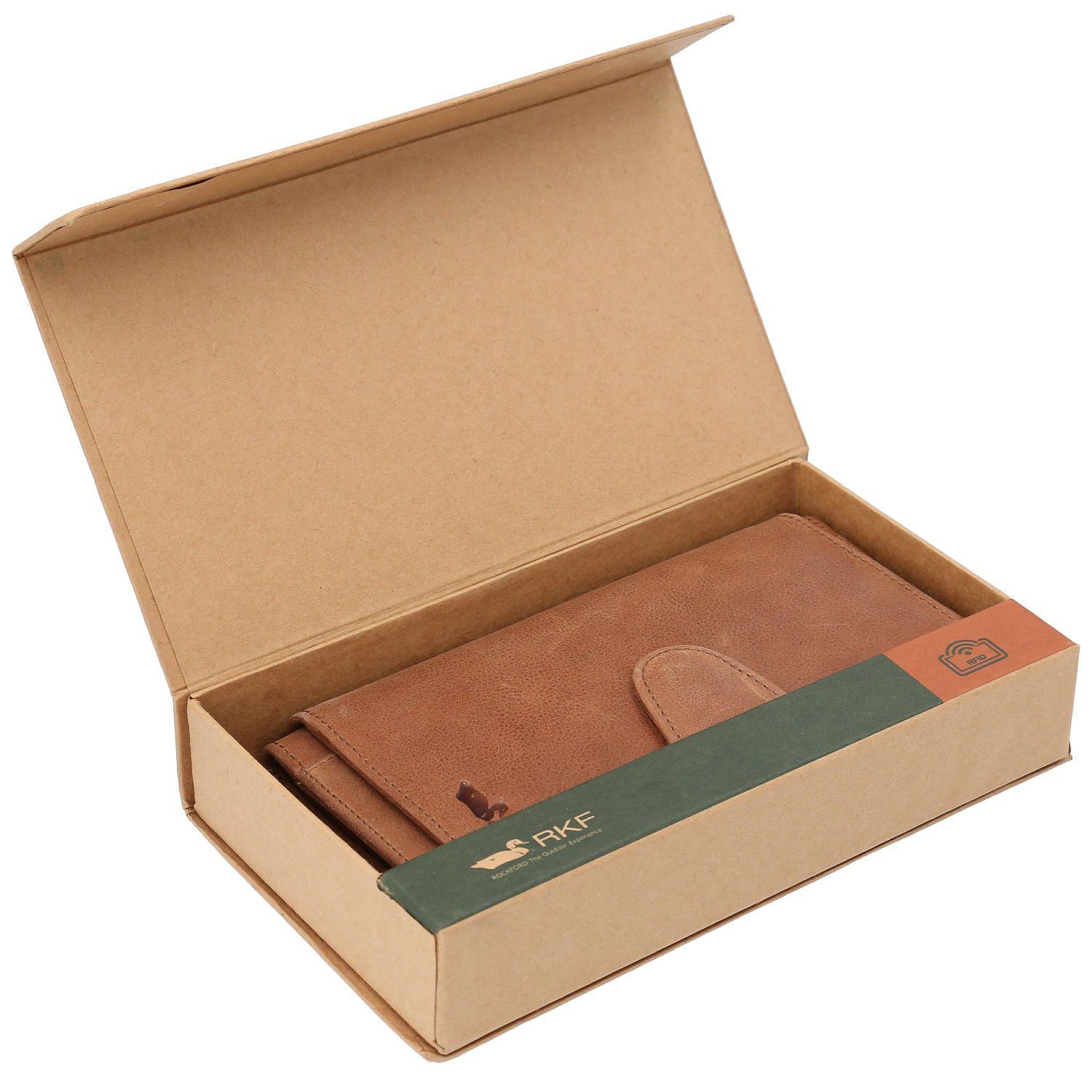 Billetera Cuero Mujer Wfd Goreme Triple Café-3