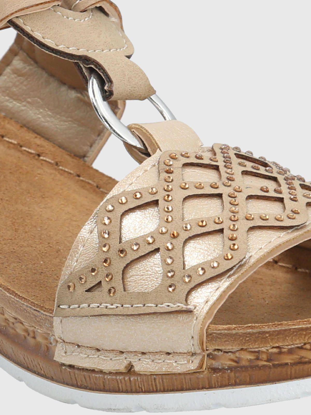 Sandalia Beige Mujer Bax III -6