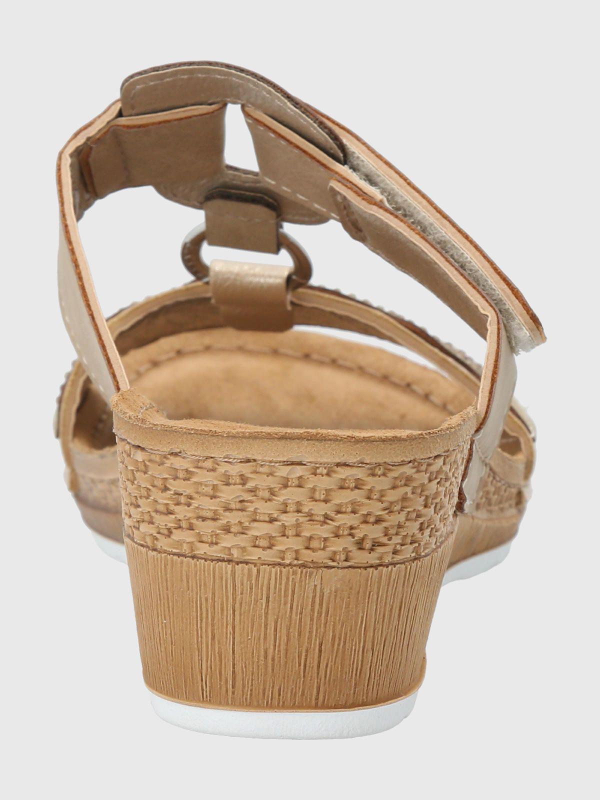 Sandalia Beige Mujer Bax III -5