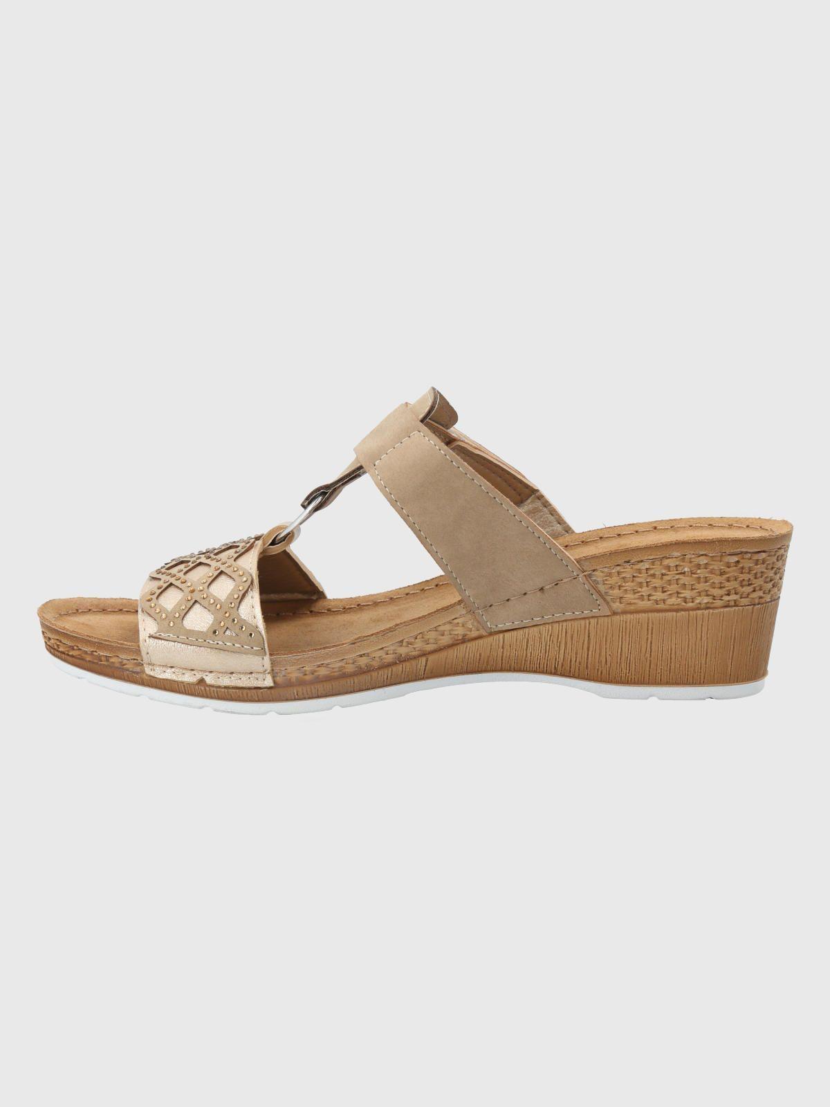 Sandalia Beige Mujer Bax III -4