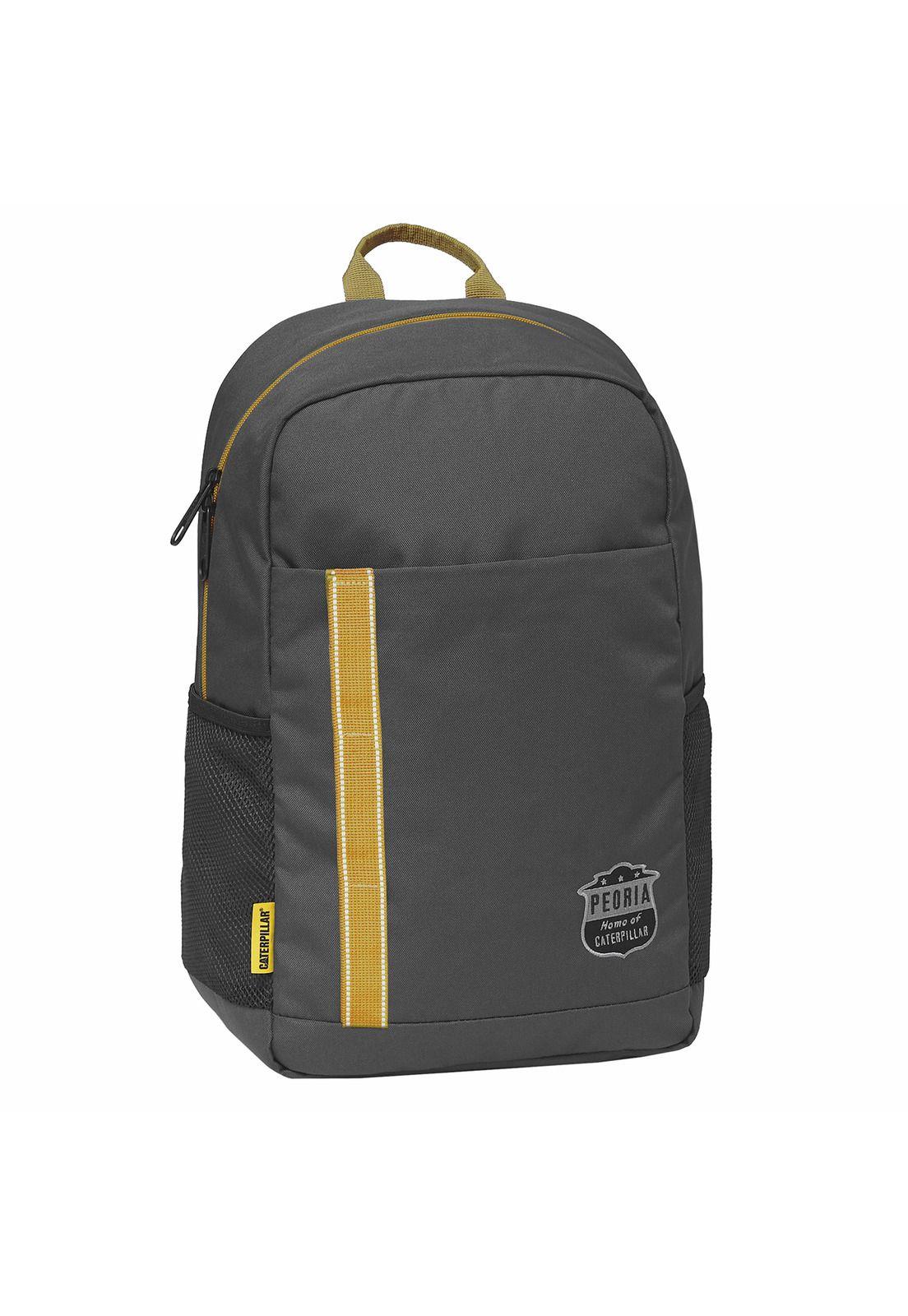 Mochila Unisex Peoria Uni School Gris-0