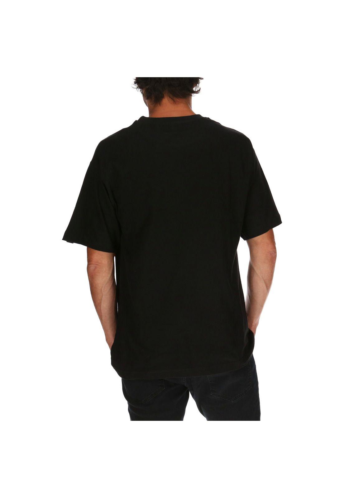 Polera Hombre Custom Logo Negro-2