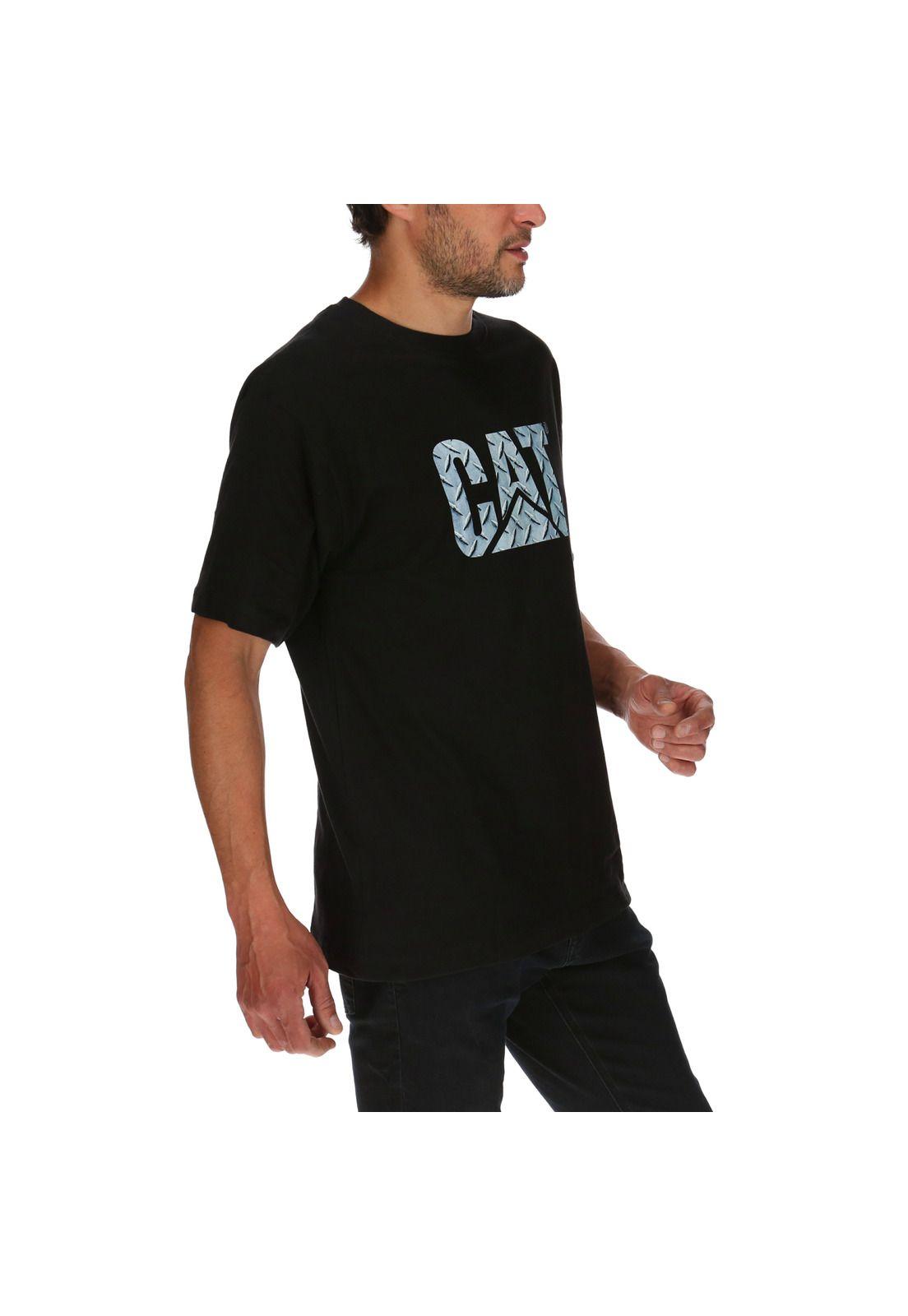 Polera Hombre Custom Logo Negro-3