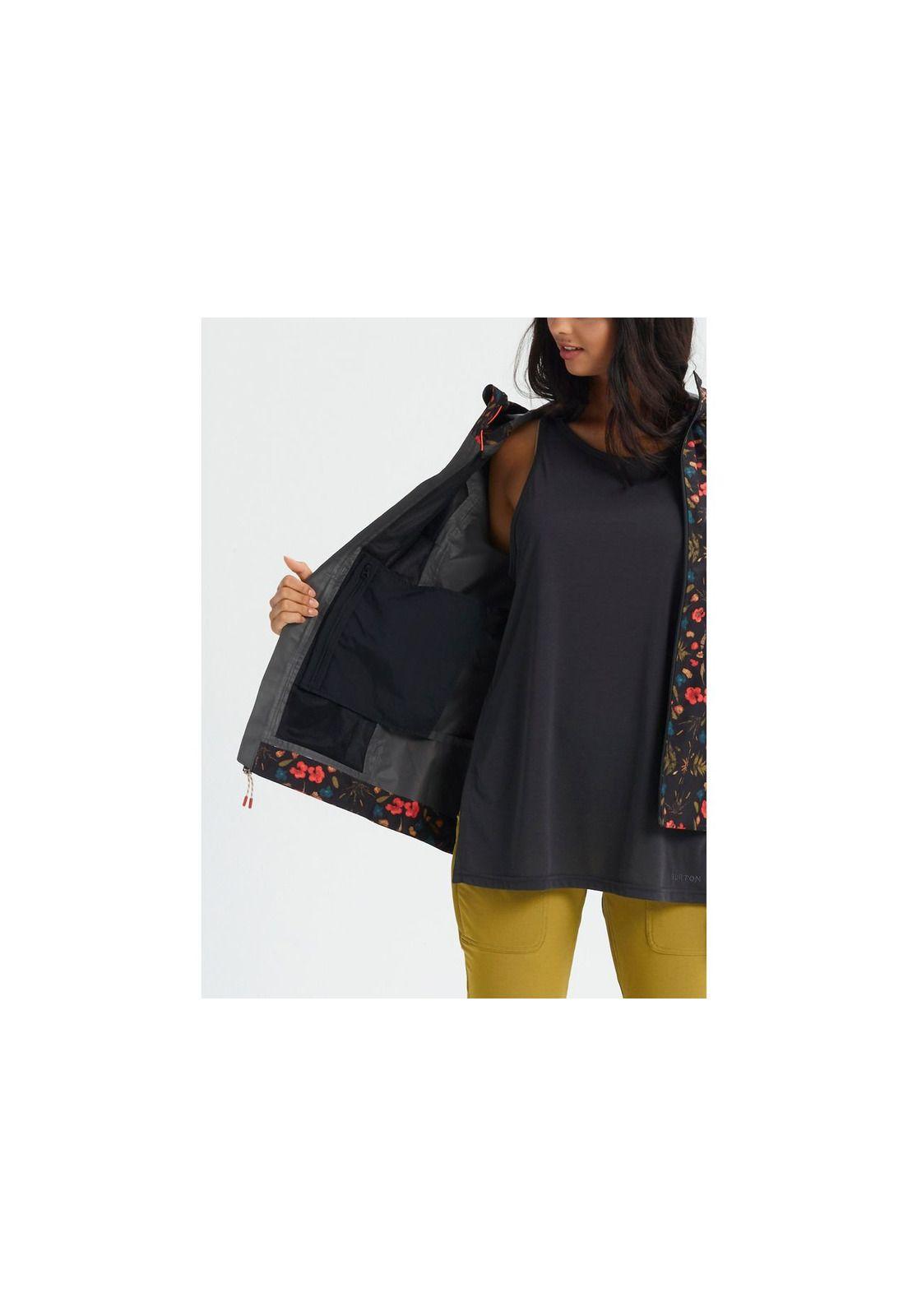Chaqueta  Mujer Wb Gore Packrite Jk Black Fresh Pressed Negro-2