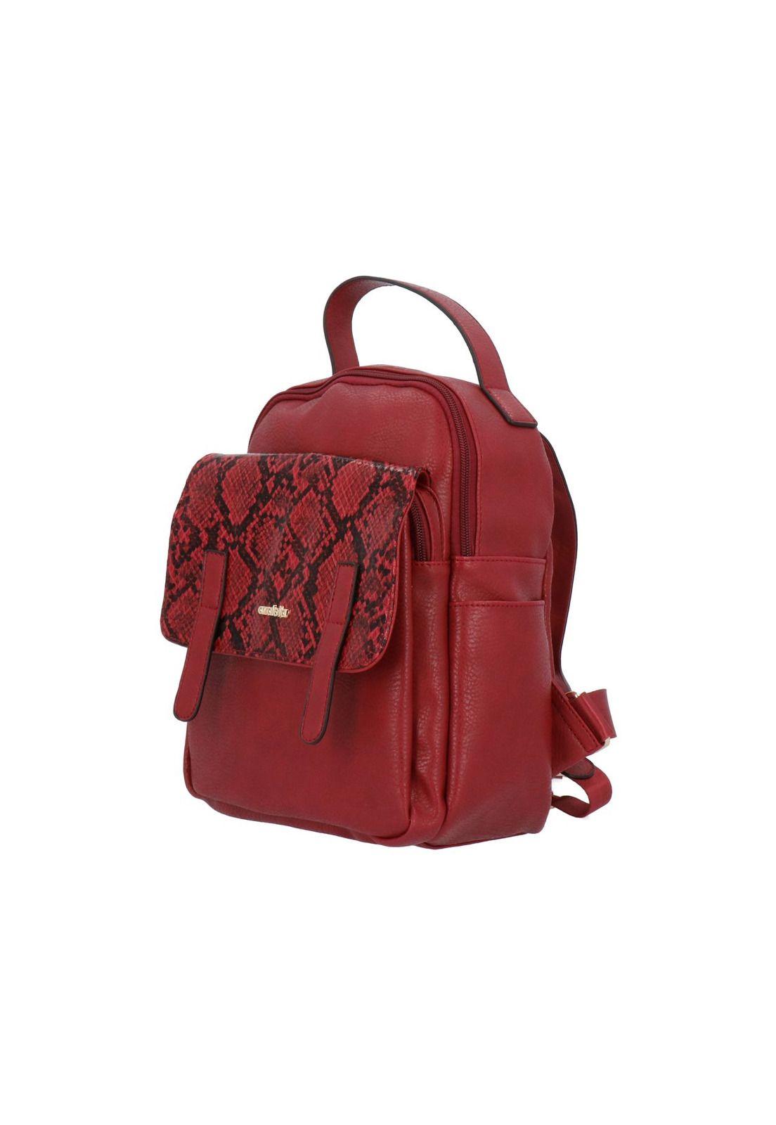 Cartera Mochila Areta Casual Rojo-1