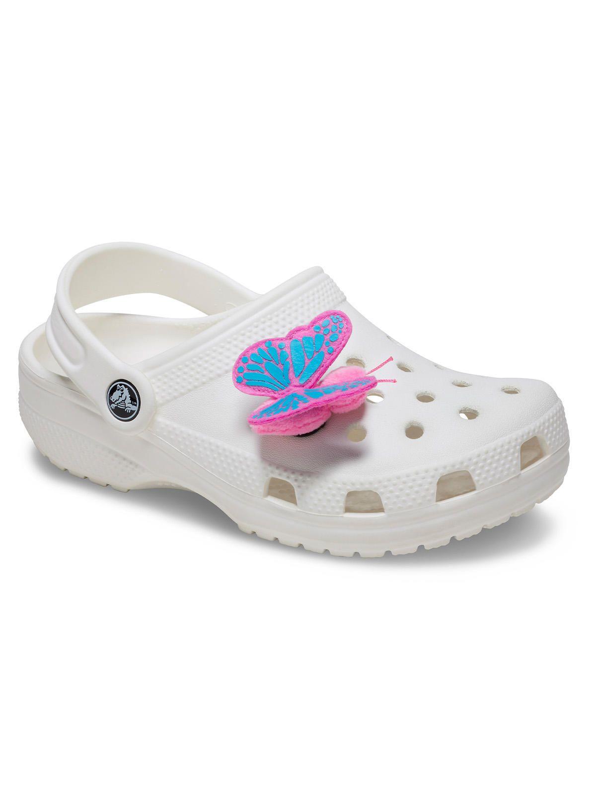 Jibbitz Crocs Mariposa Fluffy Rosada-1