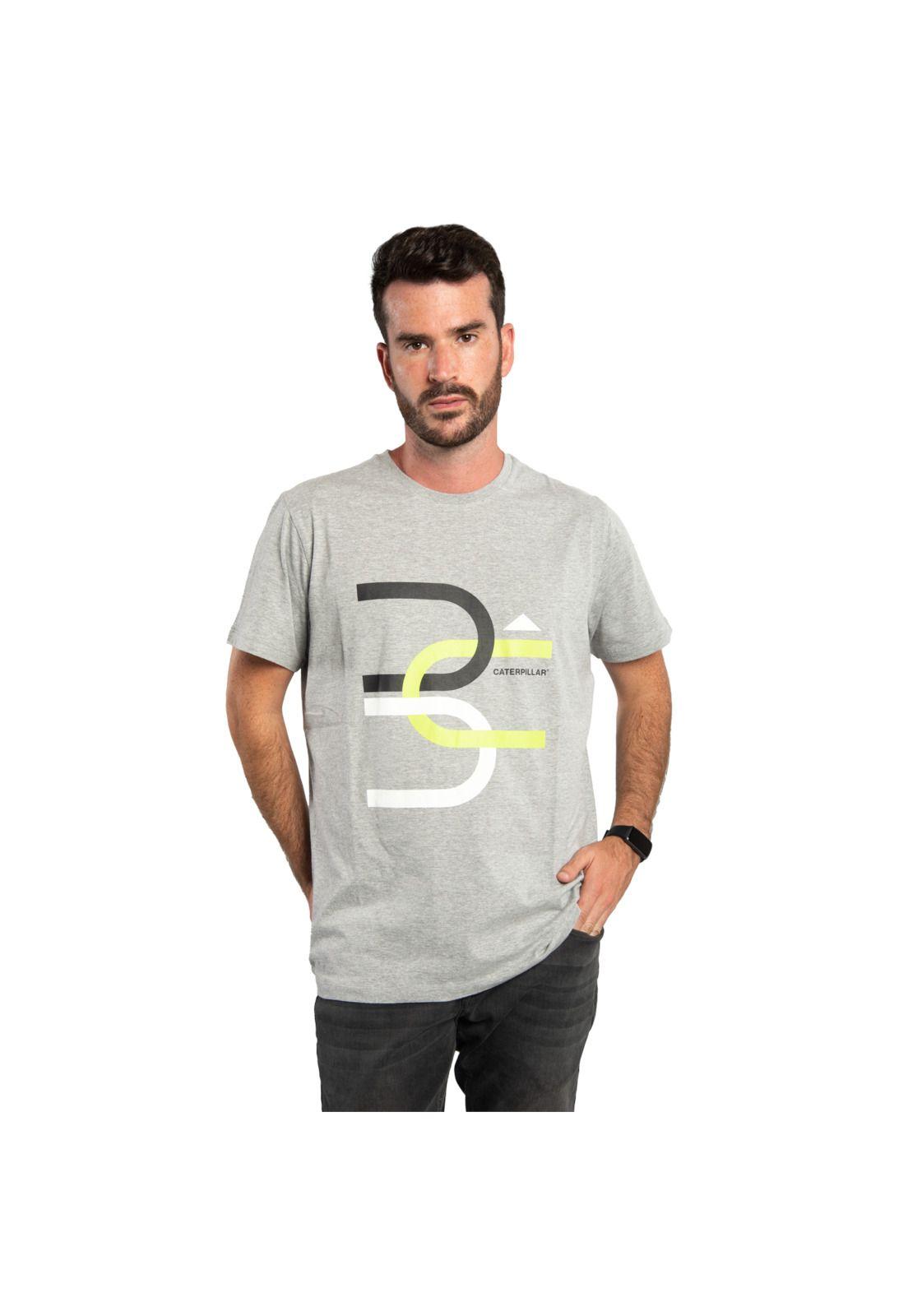 Polera M/C Hombre Connect Connected Te Gris-0