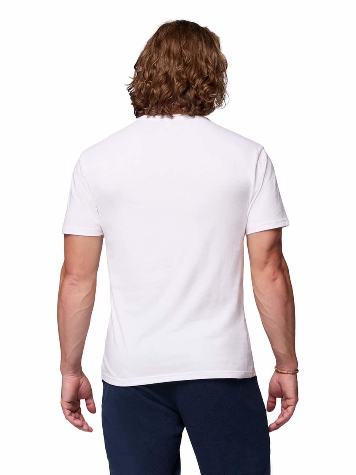 Polera M/C Hombre Csc Basic Logo Blanco-3