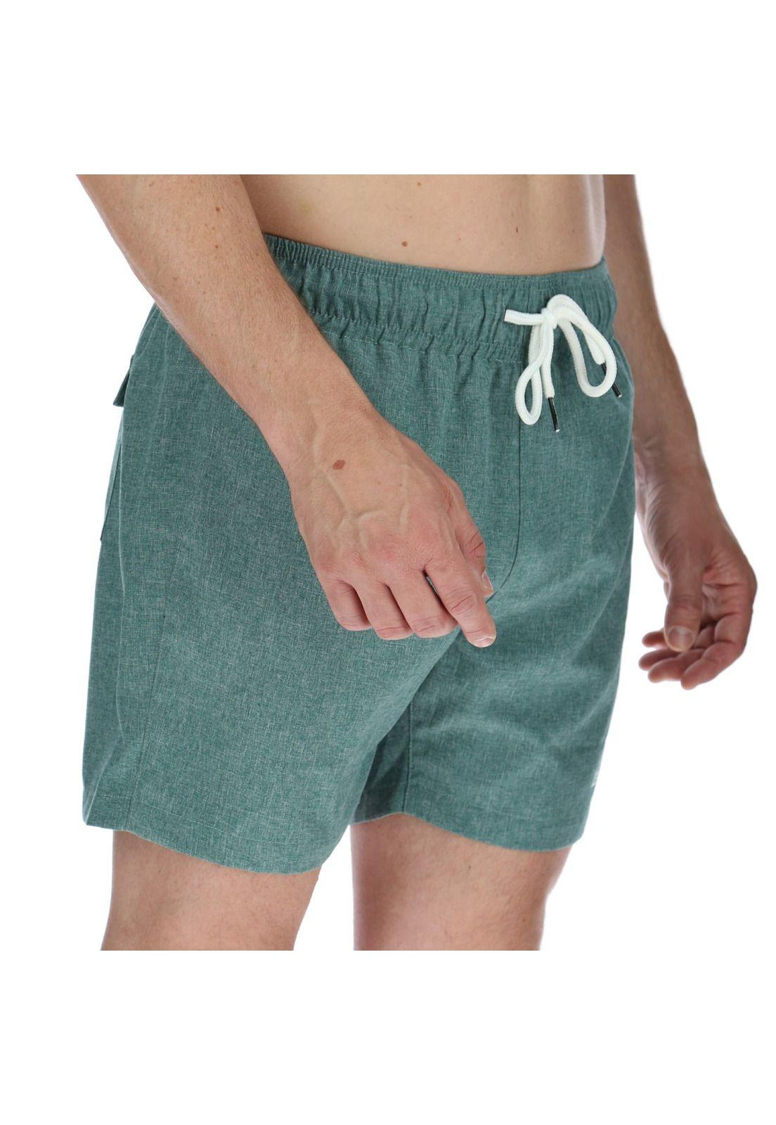 Traje De Baño Hombre Code Swim Trunk Verde Petróleo-3