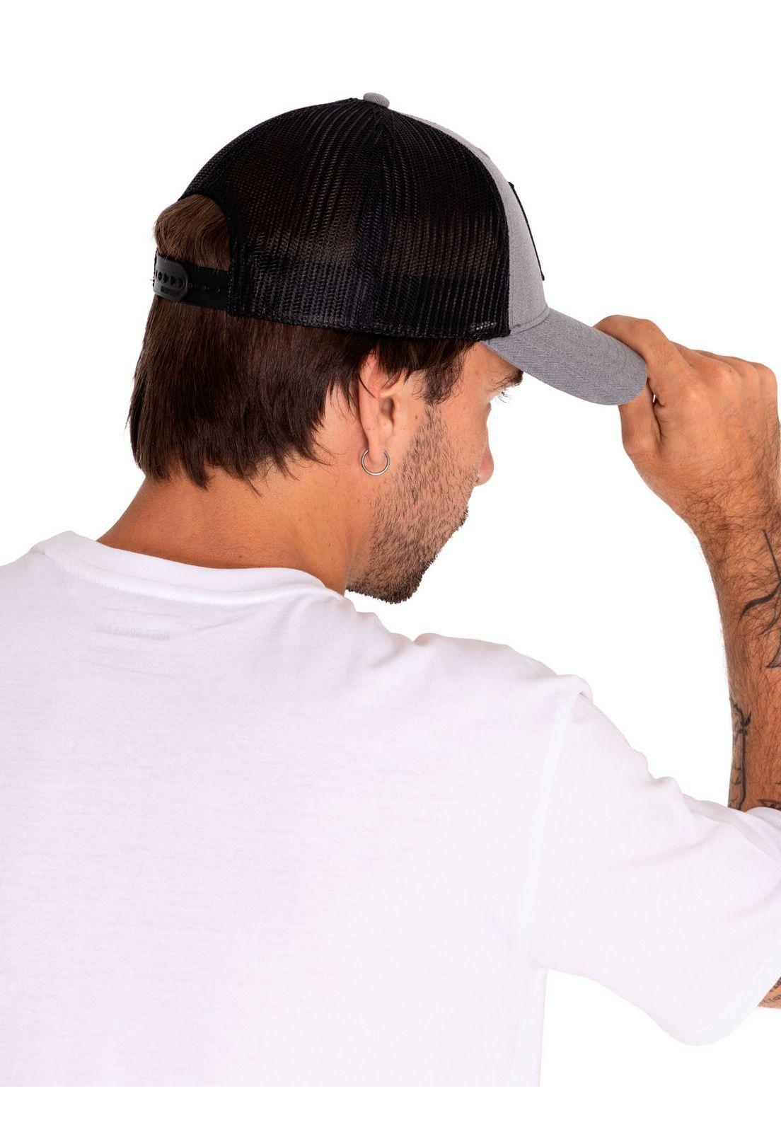 Jockey Casual Hombre Caterpillar 1904 Trucker Gris-1