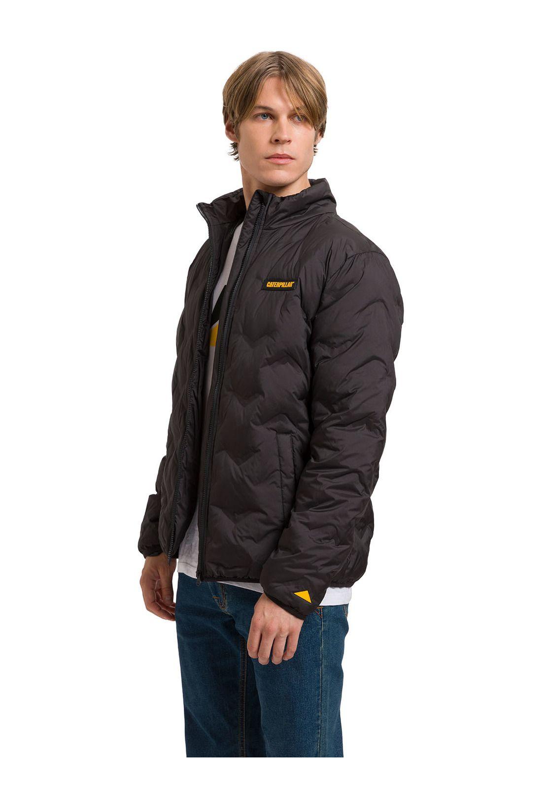 Parka Bonded Medium Weight Insulated Hombre Negra-1