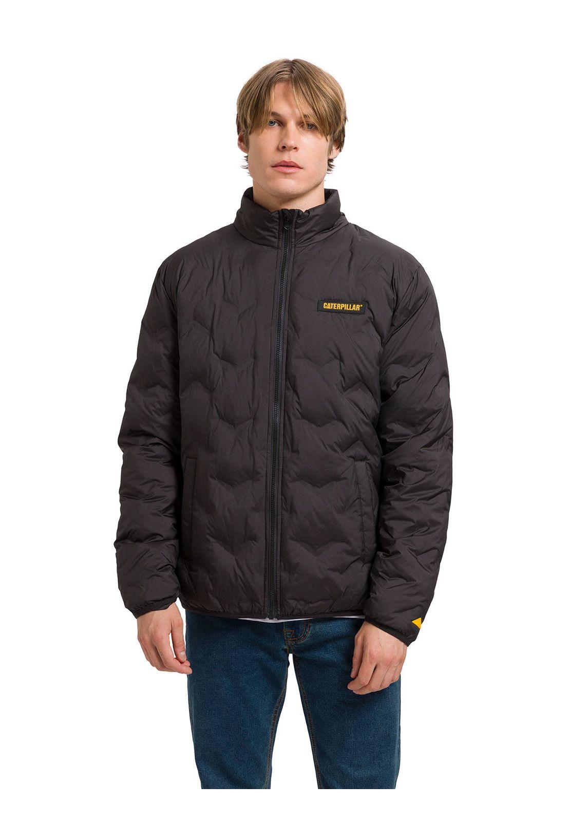 Parka Bonded Medium Weight Insulated Hombre Negra-3