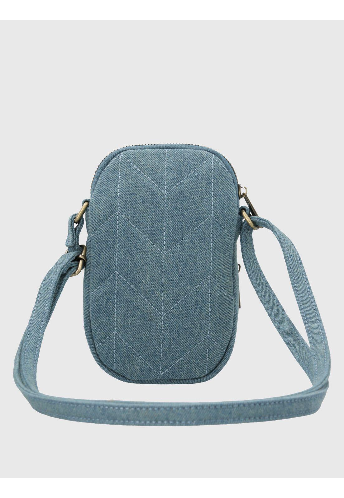 Cartera Textil Mujer Jesse Cross Azul-2