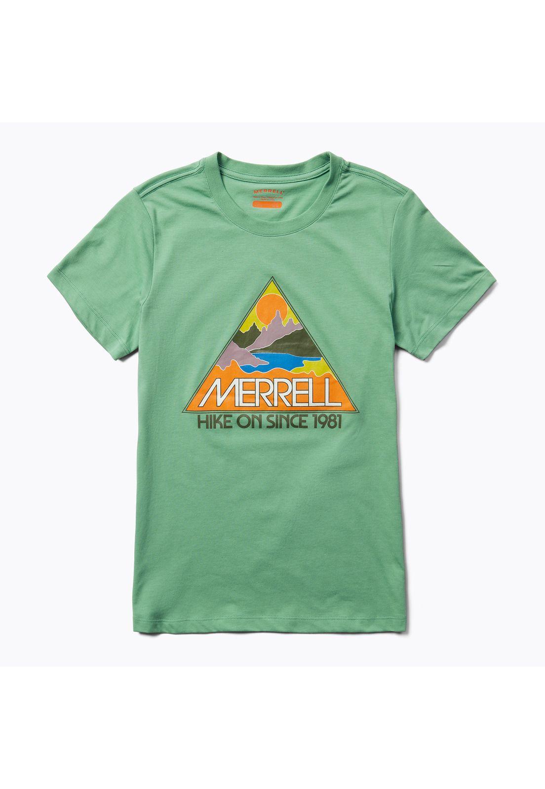 Polera Mujer Merrell Triangle Naranja-0