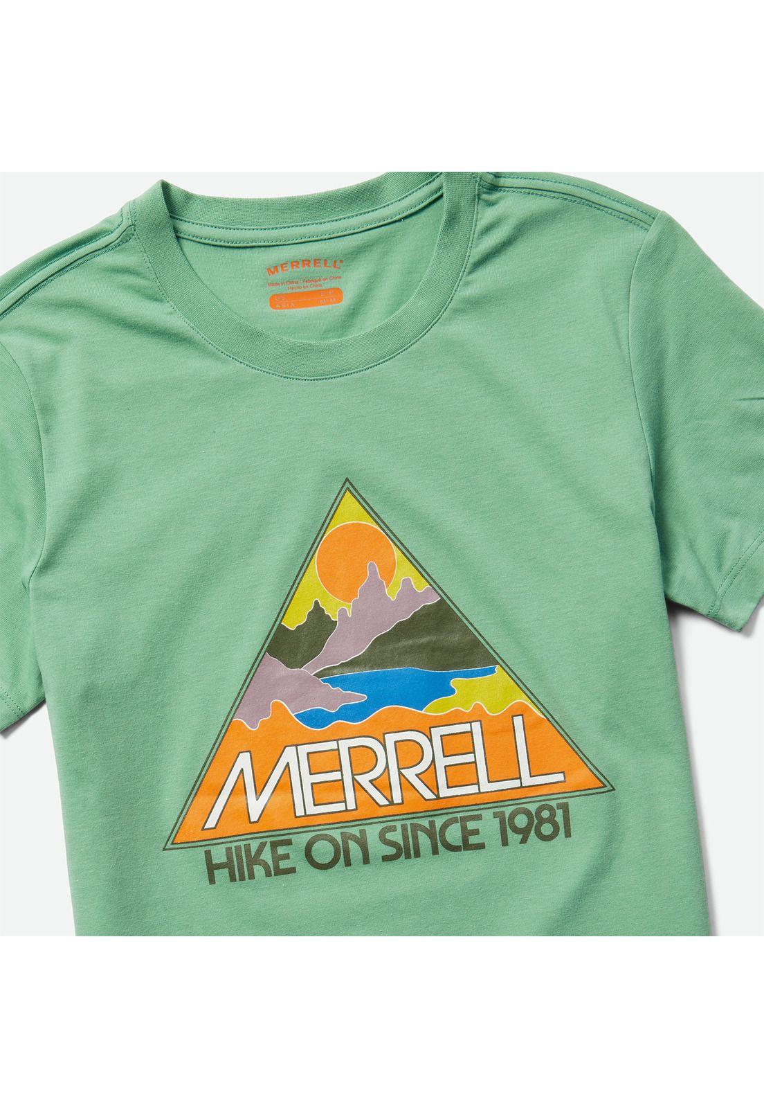 Polera Mujer Merrell Triangle Naranja-1