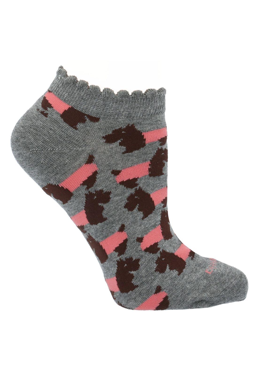 Calcetín Mujer Doggs Gris-0