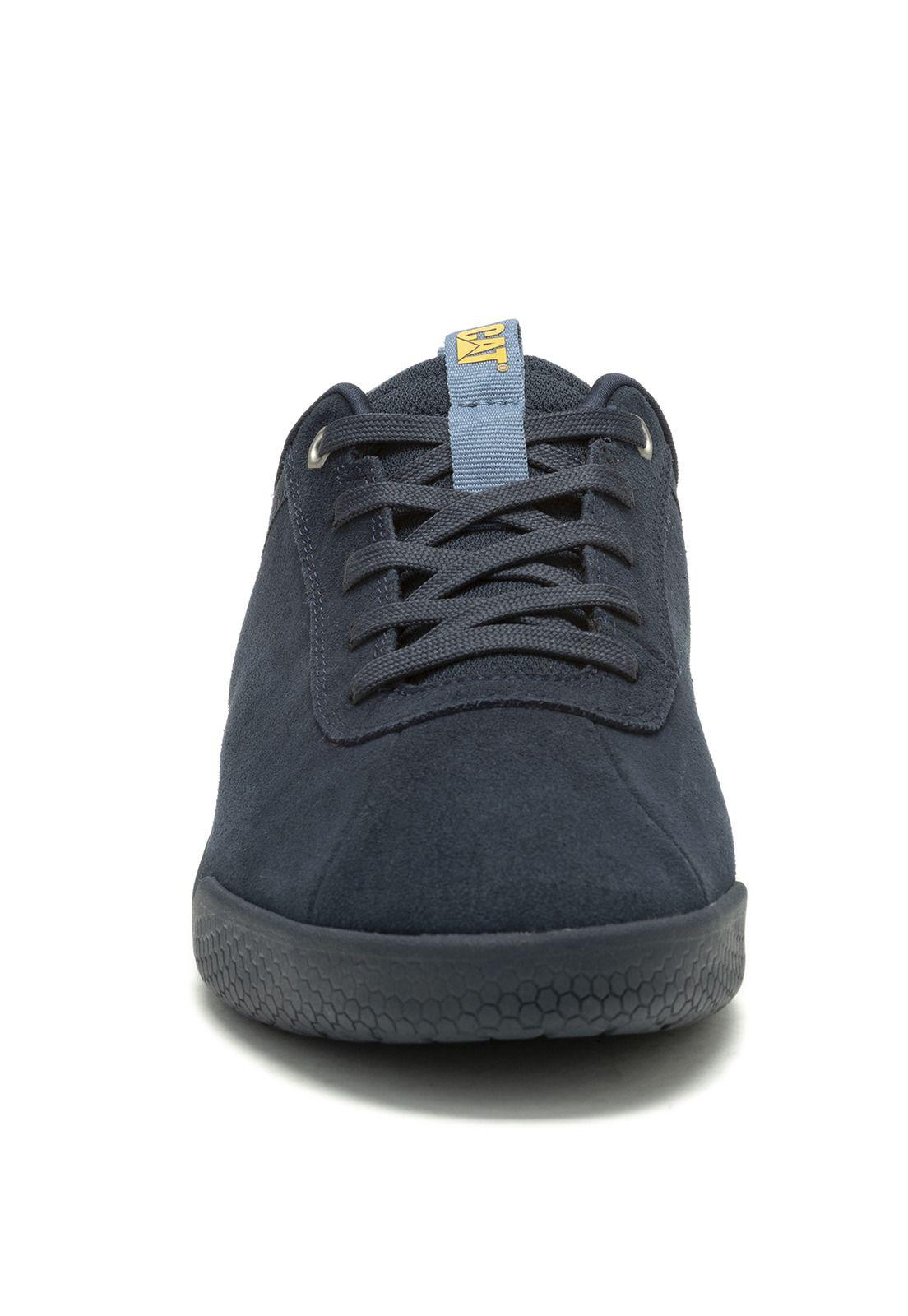 Zapatilla Gamuza Hombre Hex Azul-4