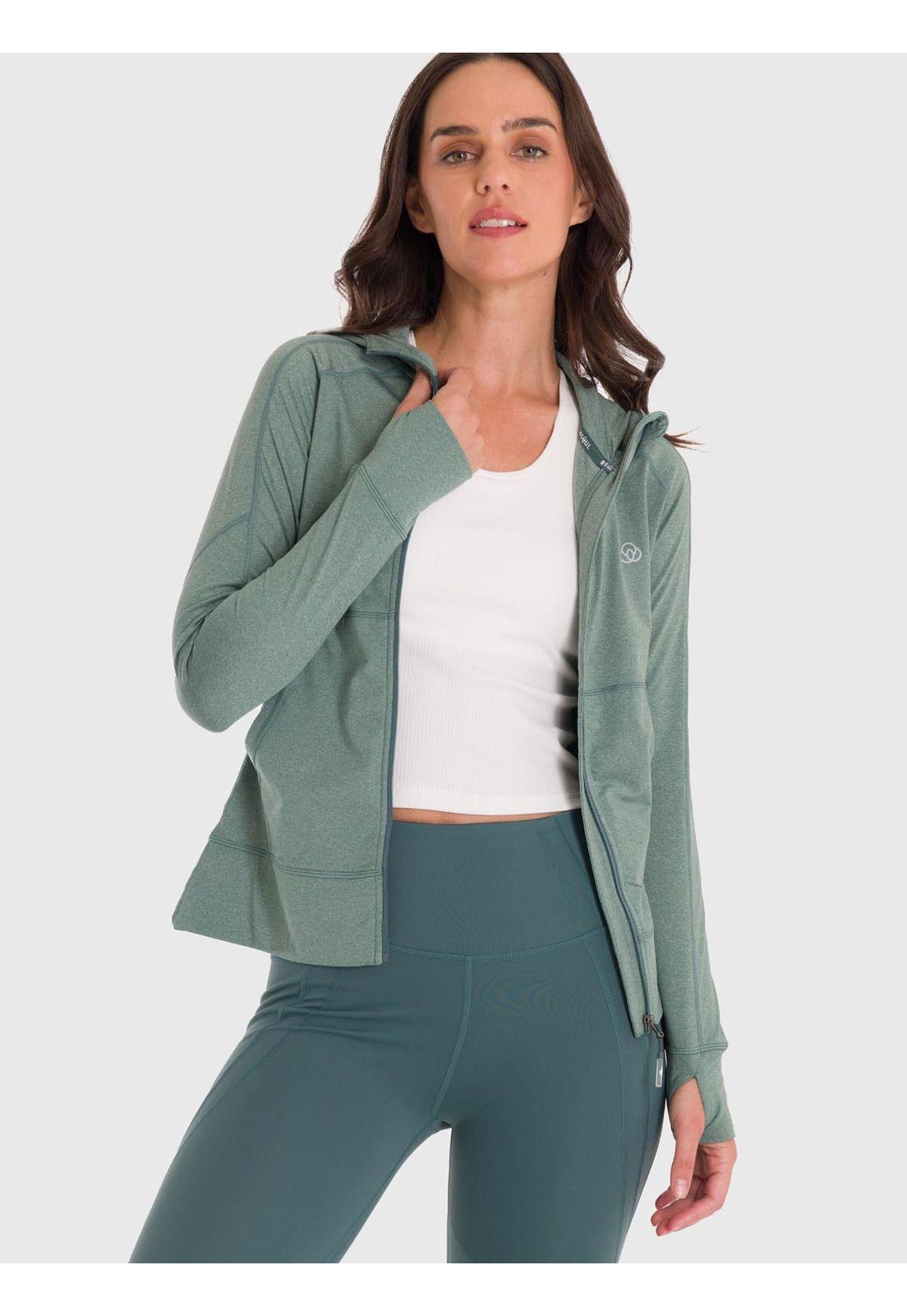 Polerón Mujer Hoodie Warmer Verde-0