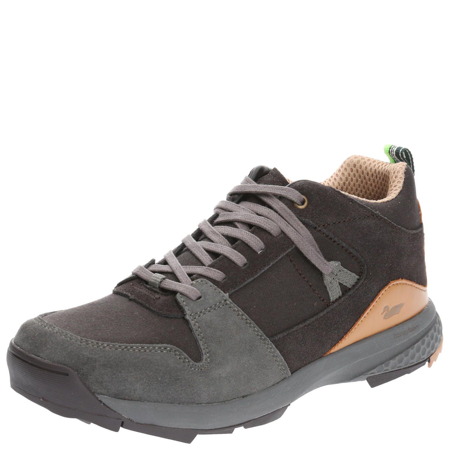 Zapatilla Cuero Hombre Daintree Gris Oscuro-3