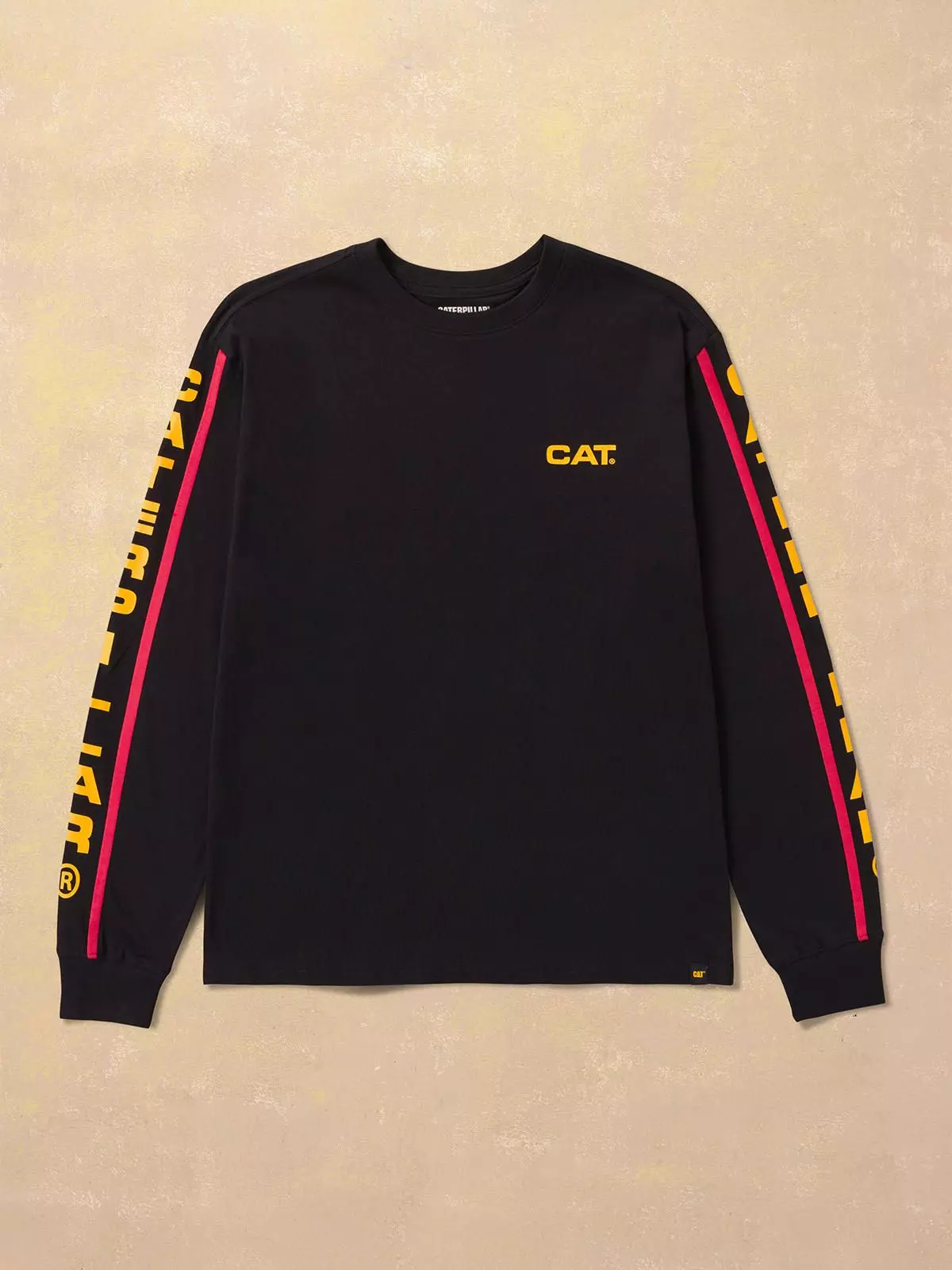 Polera Manga Larga Hombre Logo Negro-0