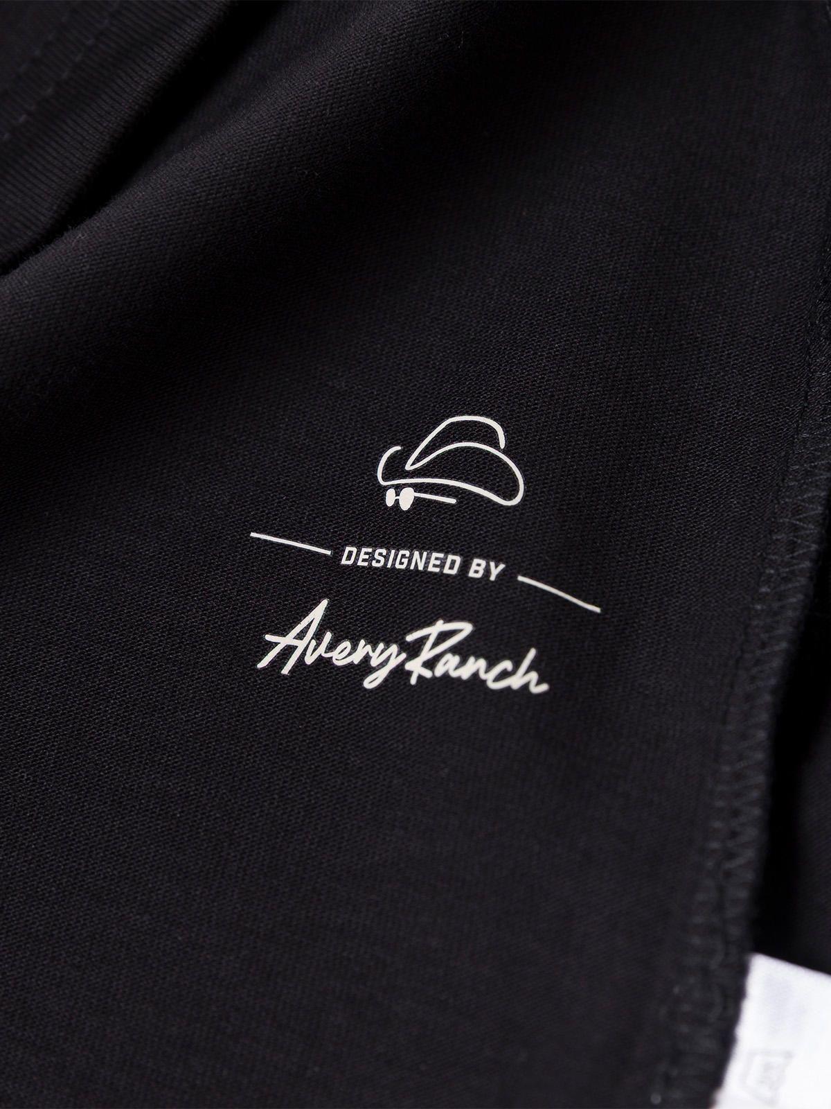 Polera Manga Larga Hombre Logo Negro-5