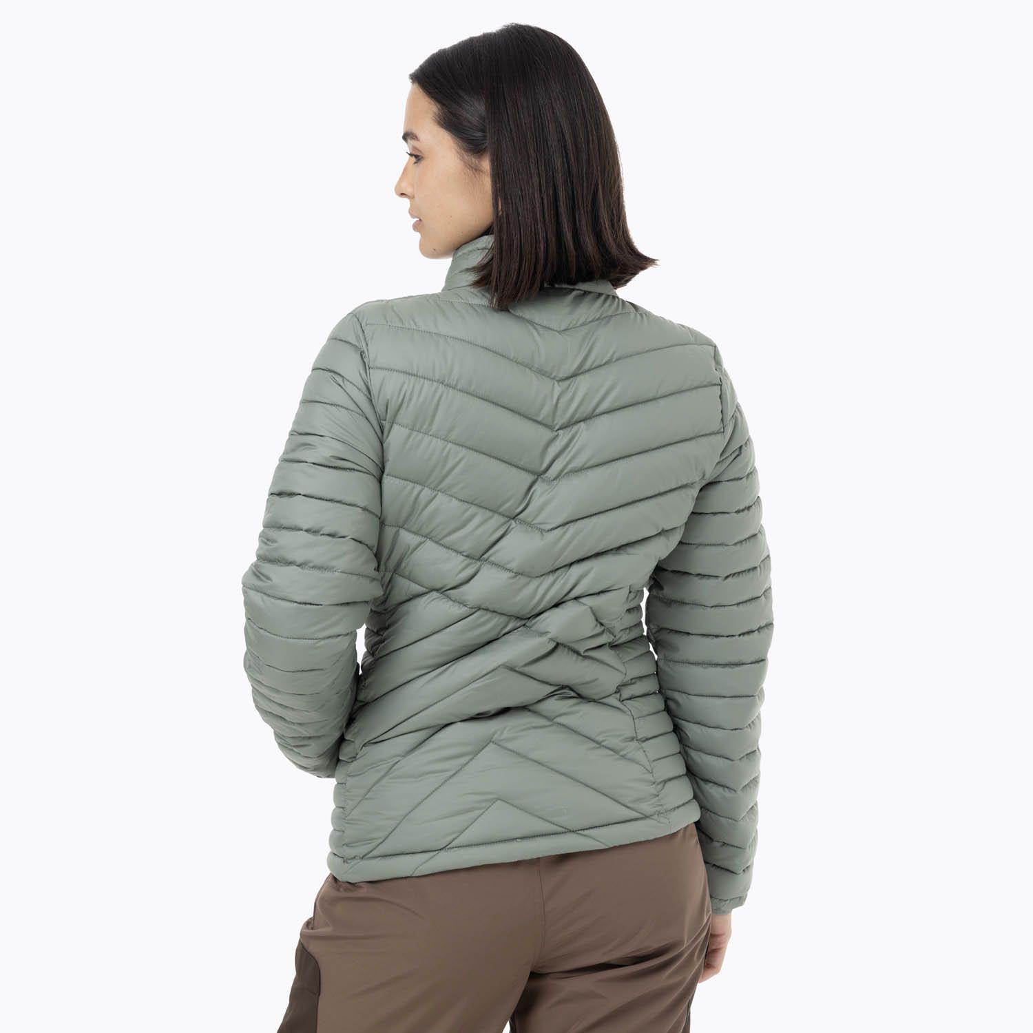 Parka Mujer Full Zipper Verde-3