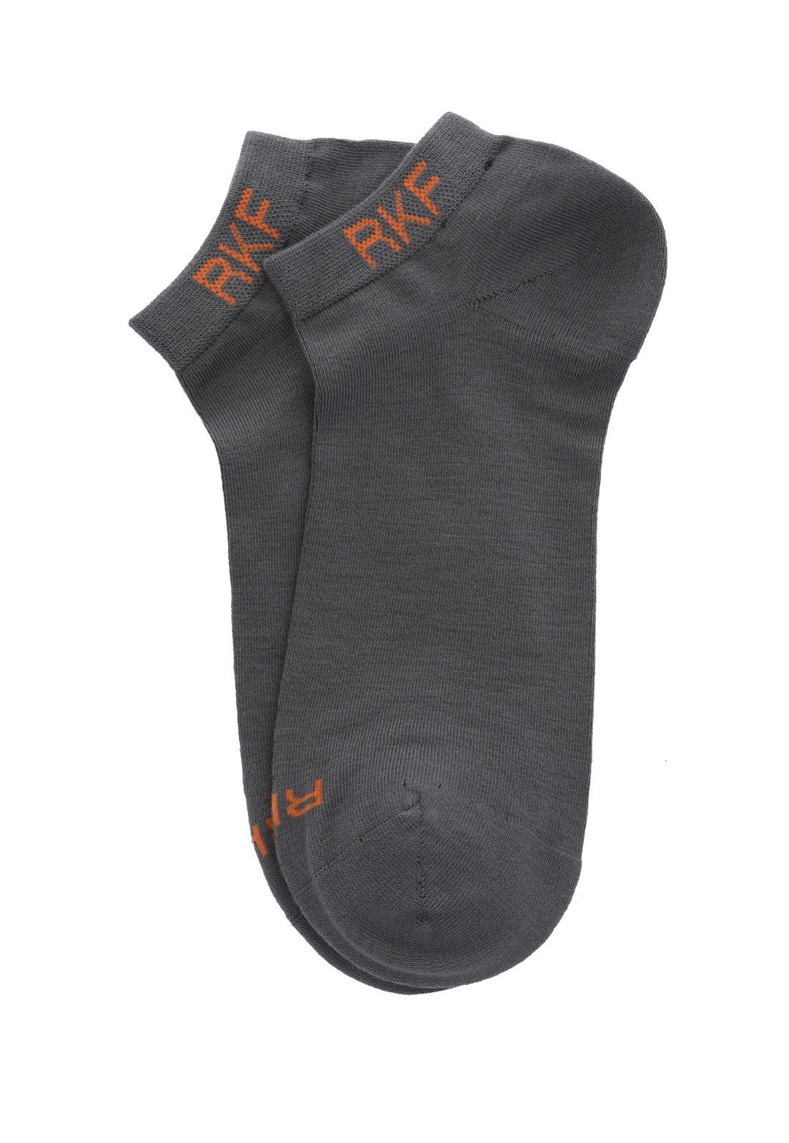 Calcetín Bambú Hombre Ped Liso Gris-2