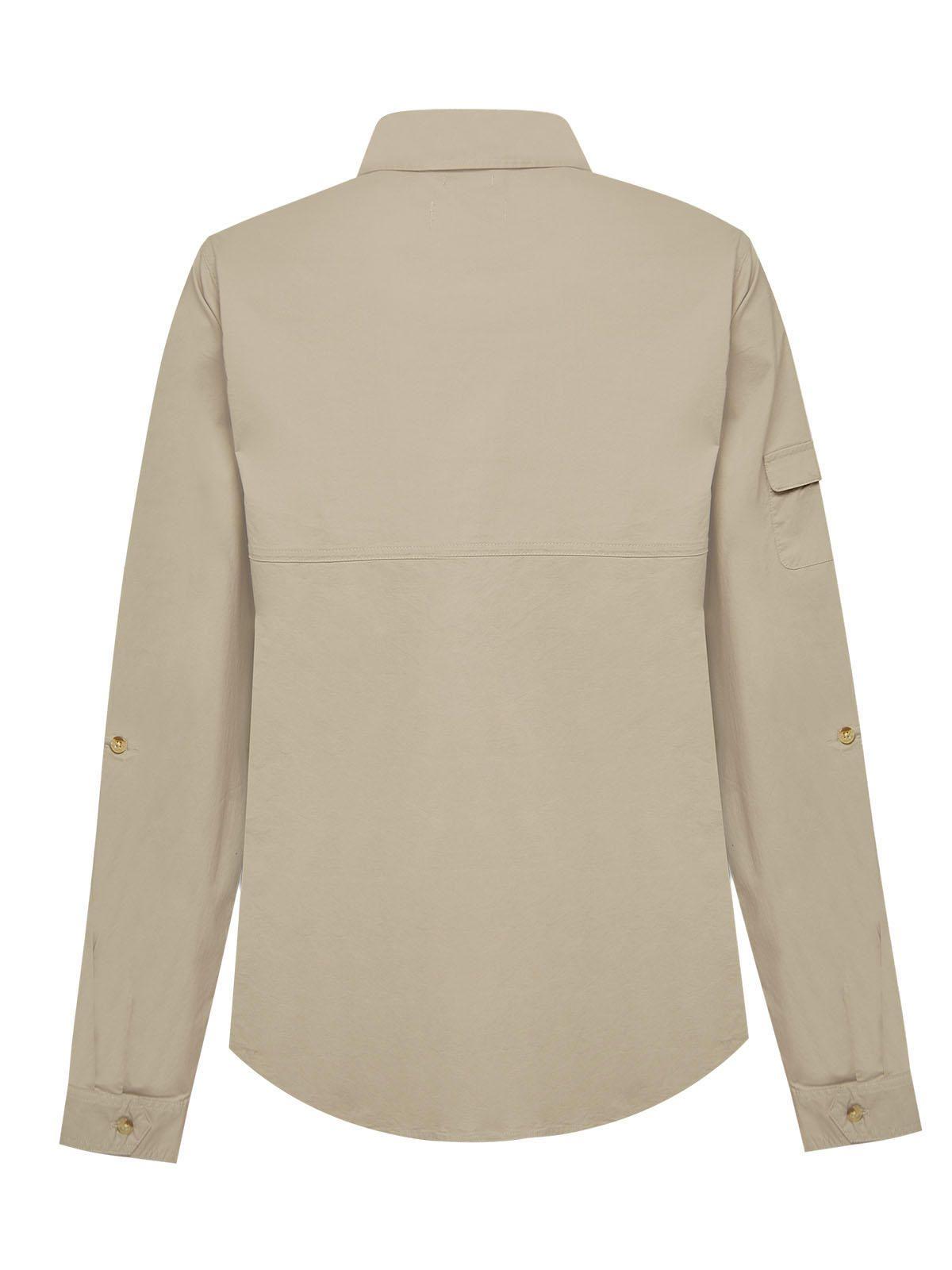 Blusa Algodón Orgánico Mujer Coop Beige-1