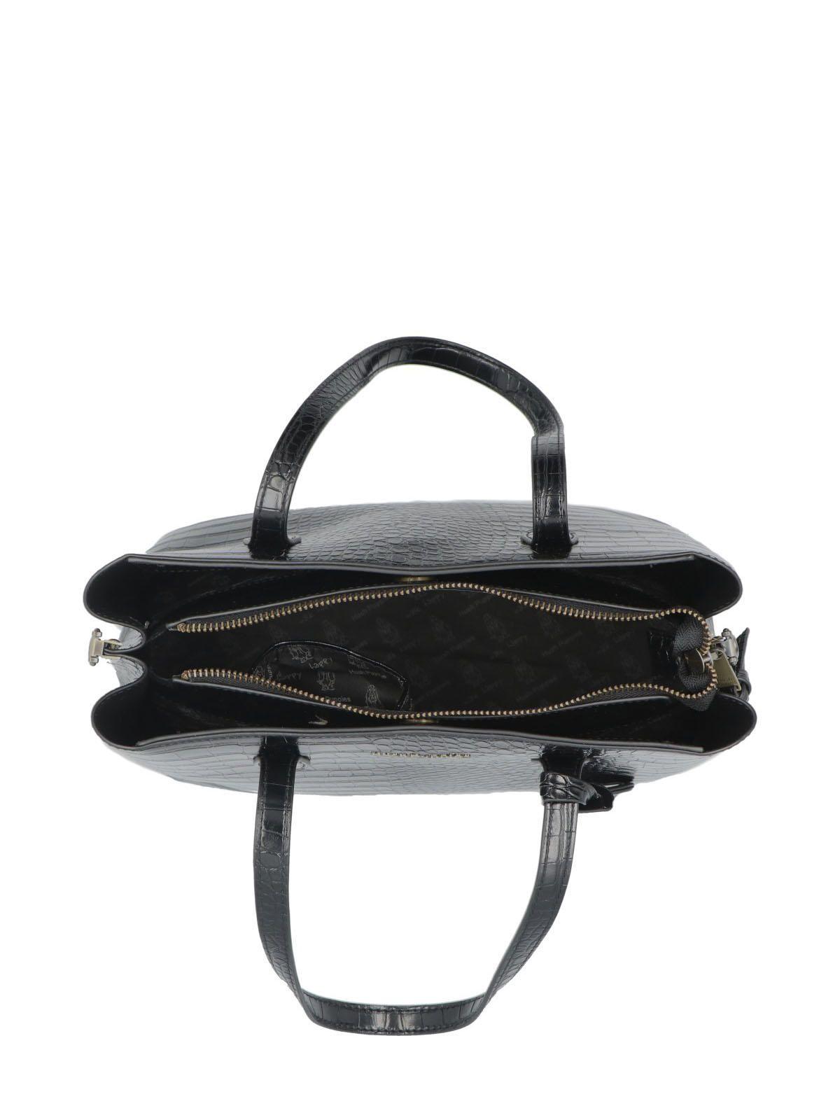 Cartera Mujer Croco Bag Negro-3