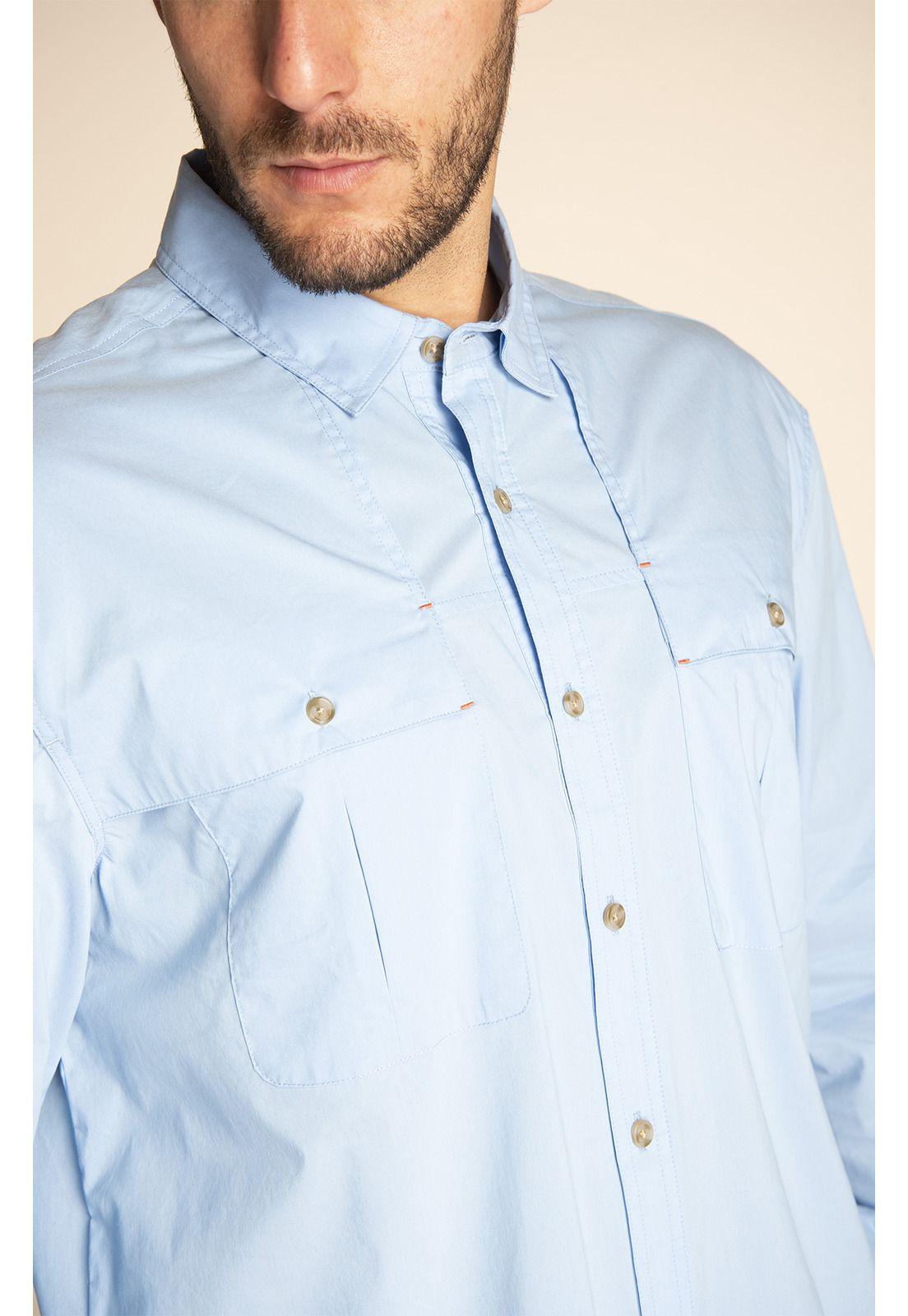 Camisa Hombre Chungara Celeste-3