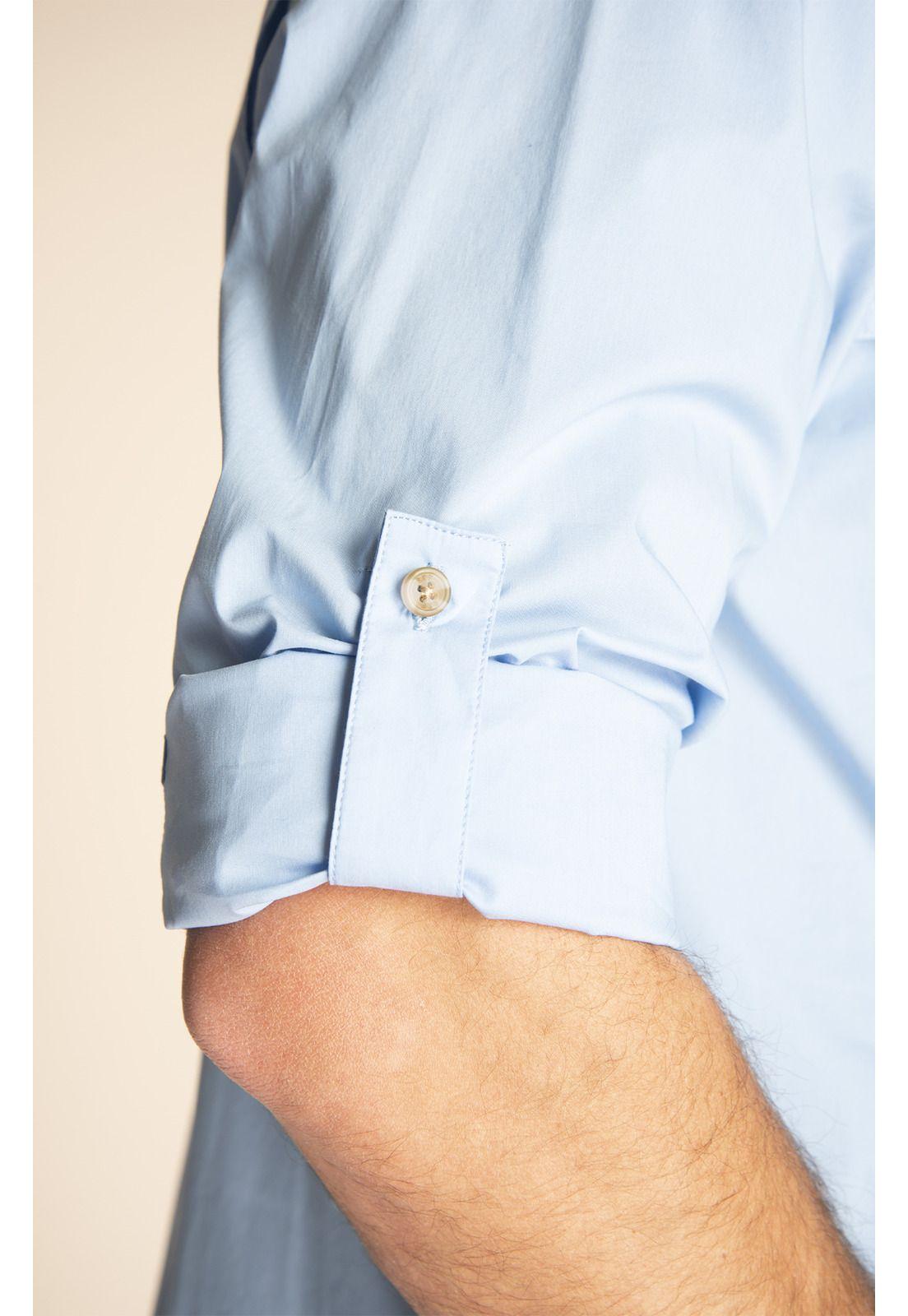 Camisa Hombre Chungara Celeste-4