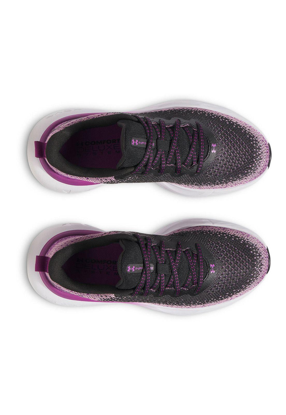 Zapatillas run Infinite para mujer negro-4